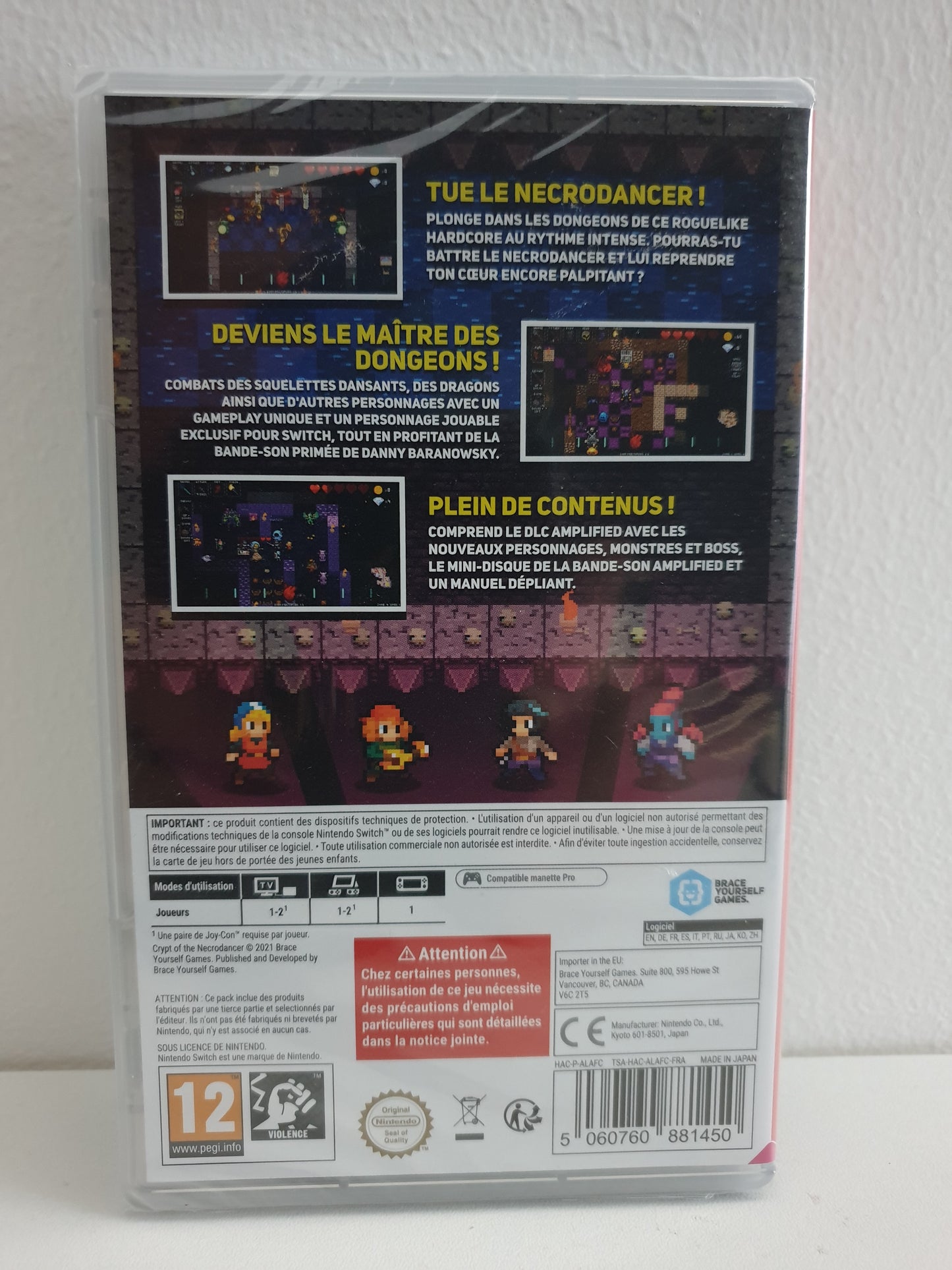 Crypt of the NecroDancer : Nintendo Switch Edition - Neuf sous blister