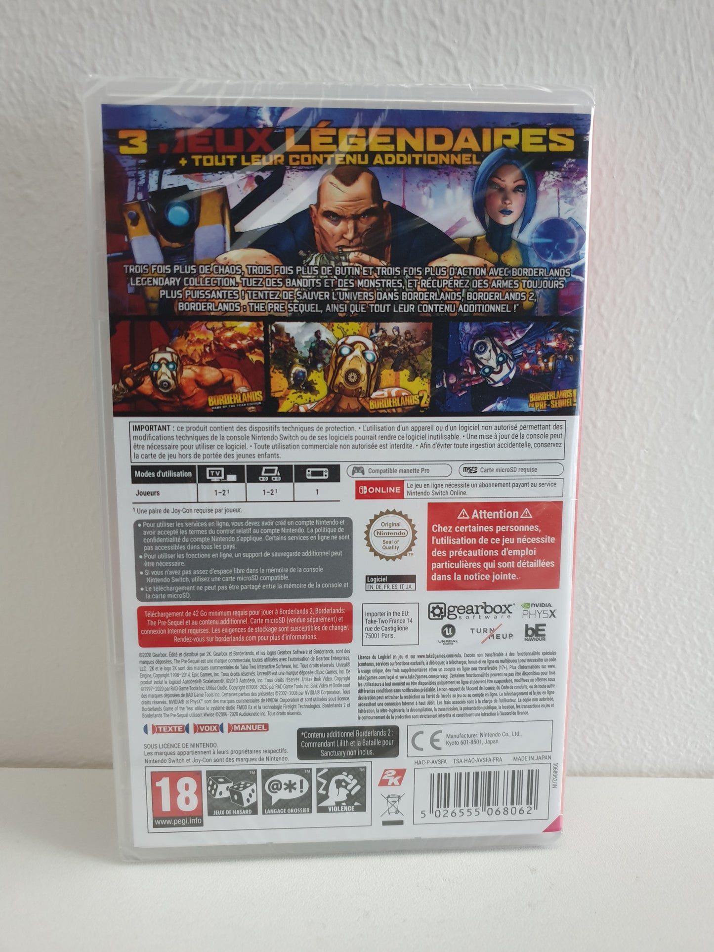 Borderlands Legendary Collection Switch - Neuf sous blister