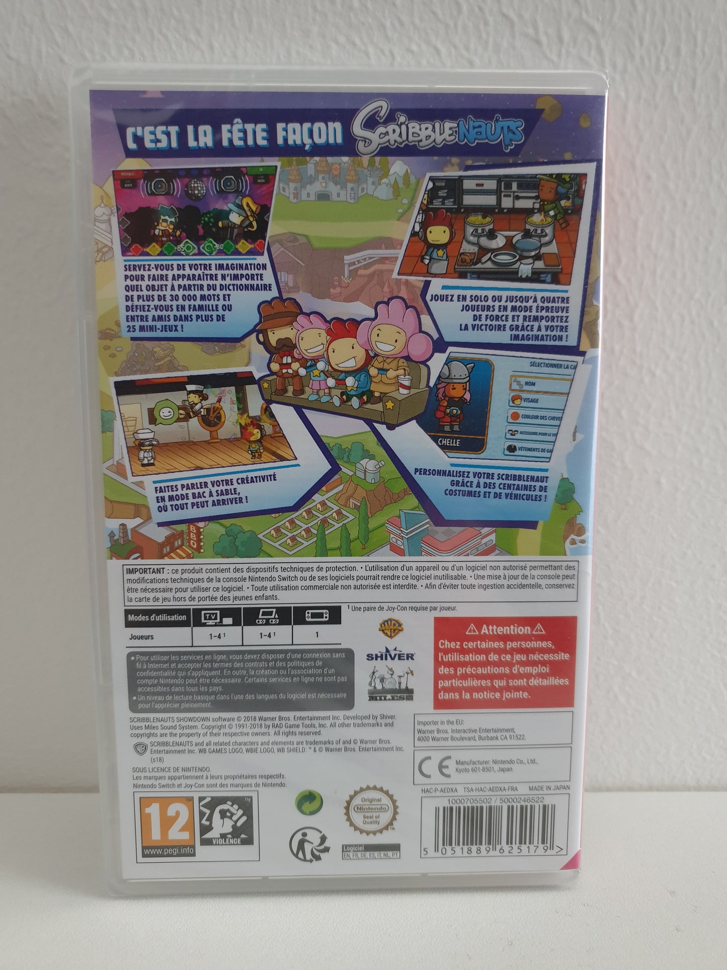 Scribblenauts : Showdown Switch - Neuf sous blister