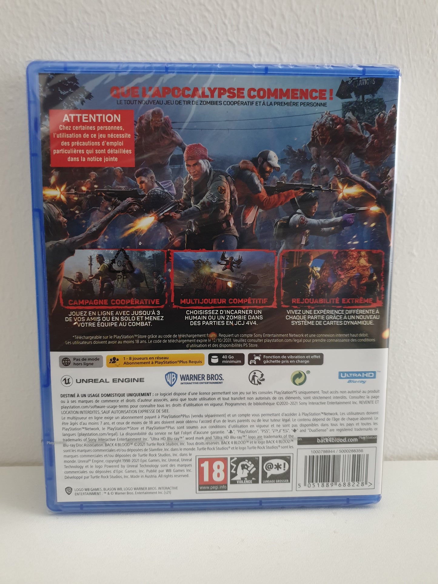 Back 4 Blood PS5 - Neuf sous blister