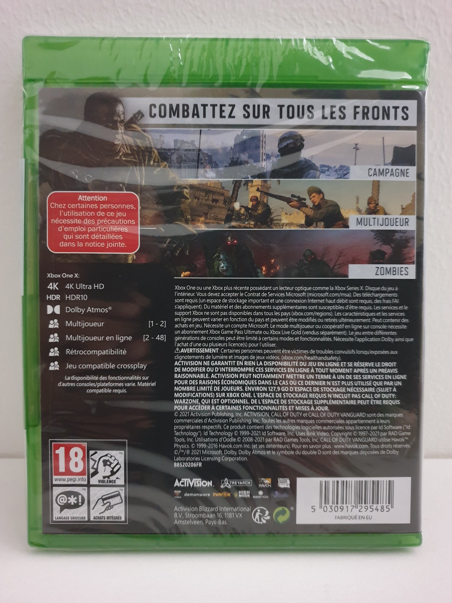 Call of Duty®: Vanguard Xbox One / Xbox Series X - Neuf sous blister