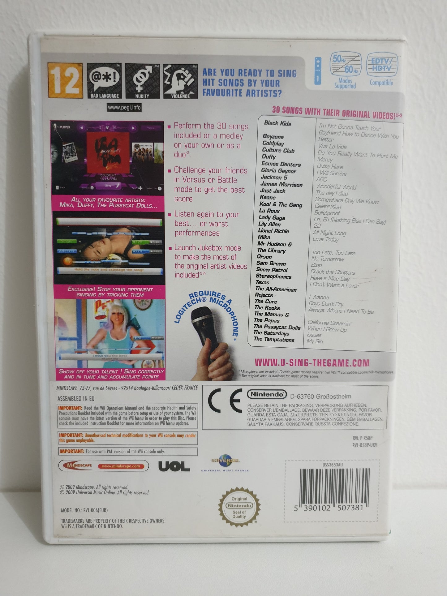 U-SING : U've got talent ! Wii - Occasion bon état