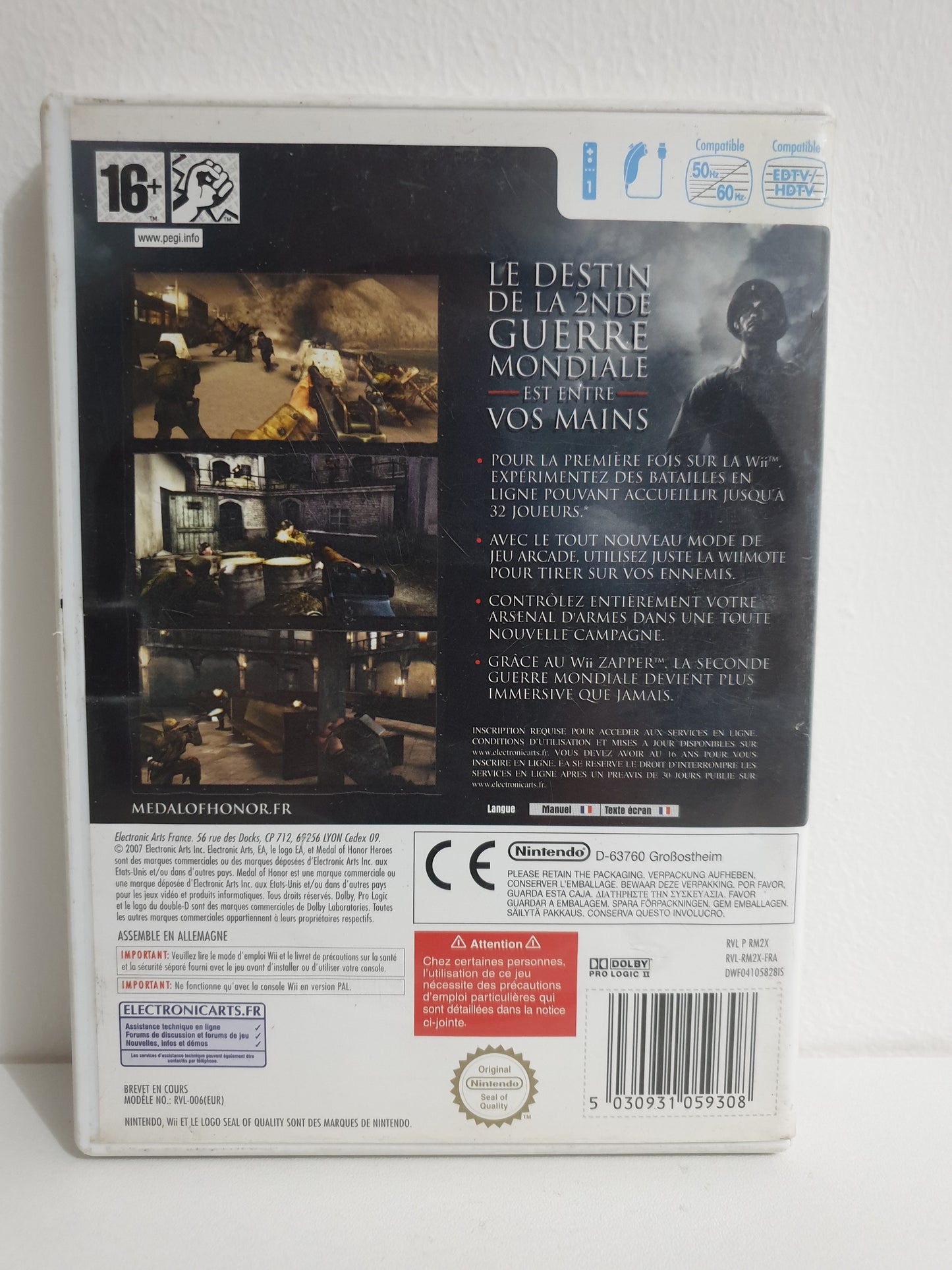 Medal of Honor : Heroes 2 Wii - Occasion état moyen