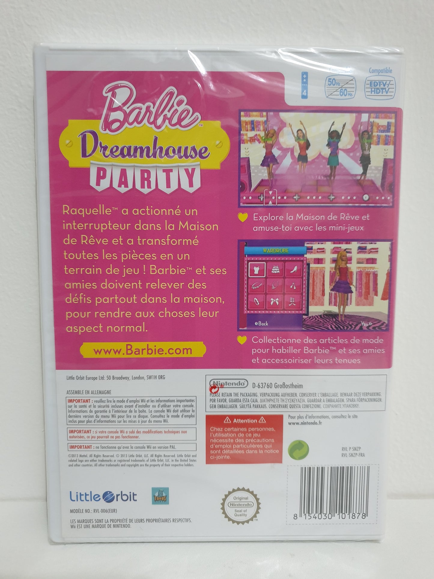Barbie Dreamhouse Party Wii - Neuf sous blister