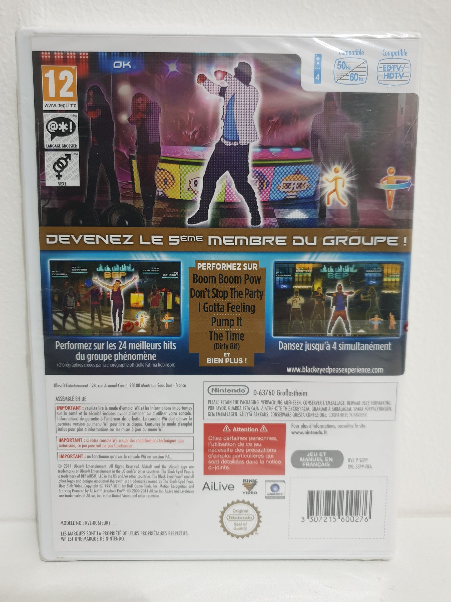 The Black Eyed Peas Experience Wii - Neuf sous blister