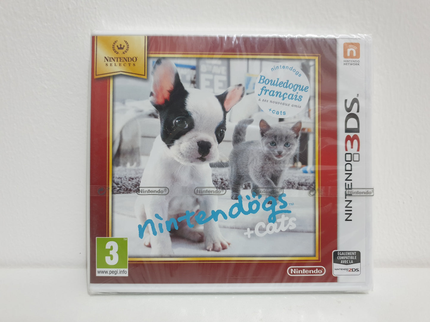 Nintendogs + Cats Bouledogue Français & ses Nouveaux Amis Nintendo 3DS - Neuf sous blister