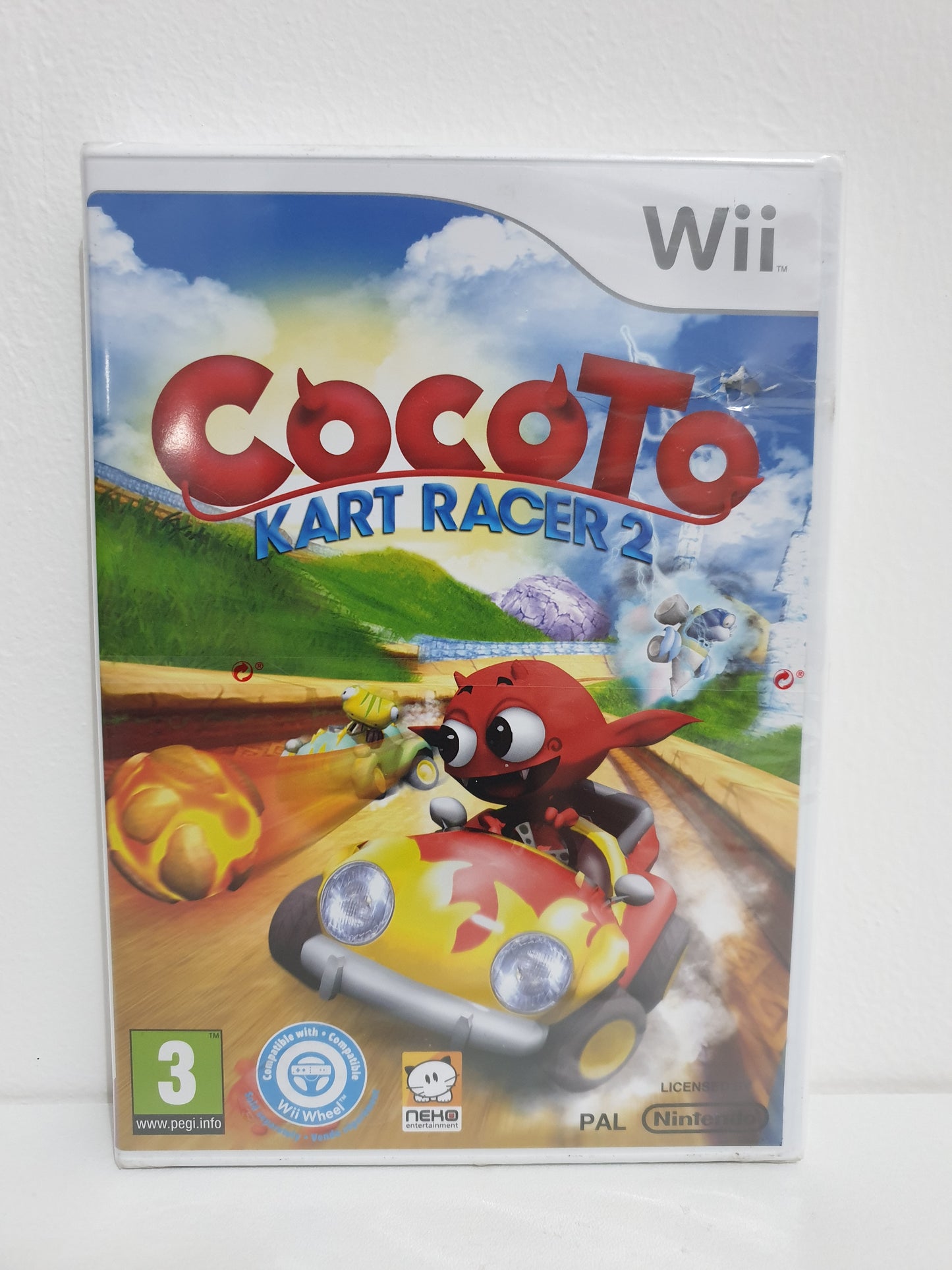 Cocoto Kart Racer 2 Wii - Neuf sous blister (Impact sur le devant de la boîte)