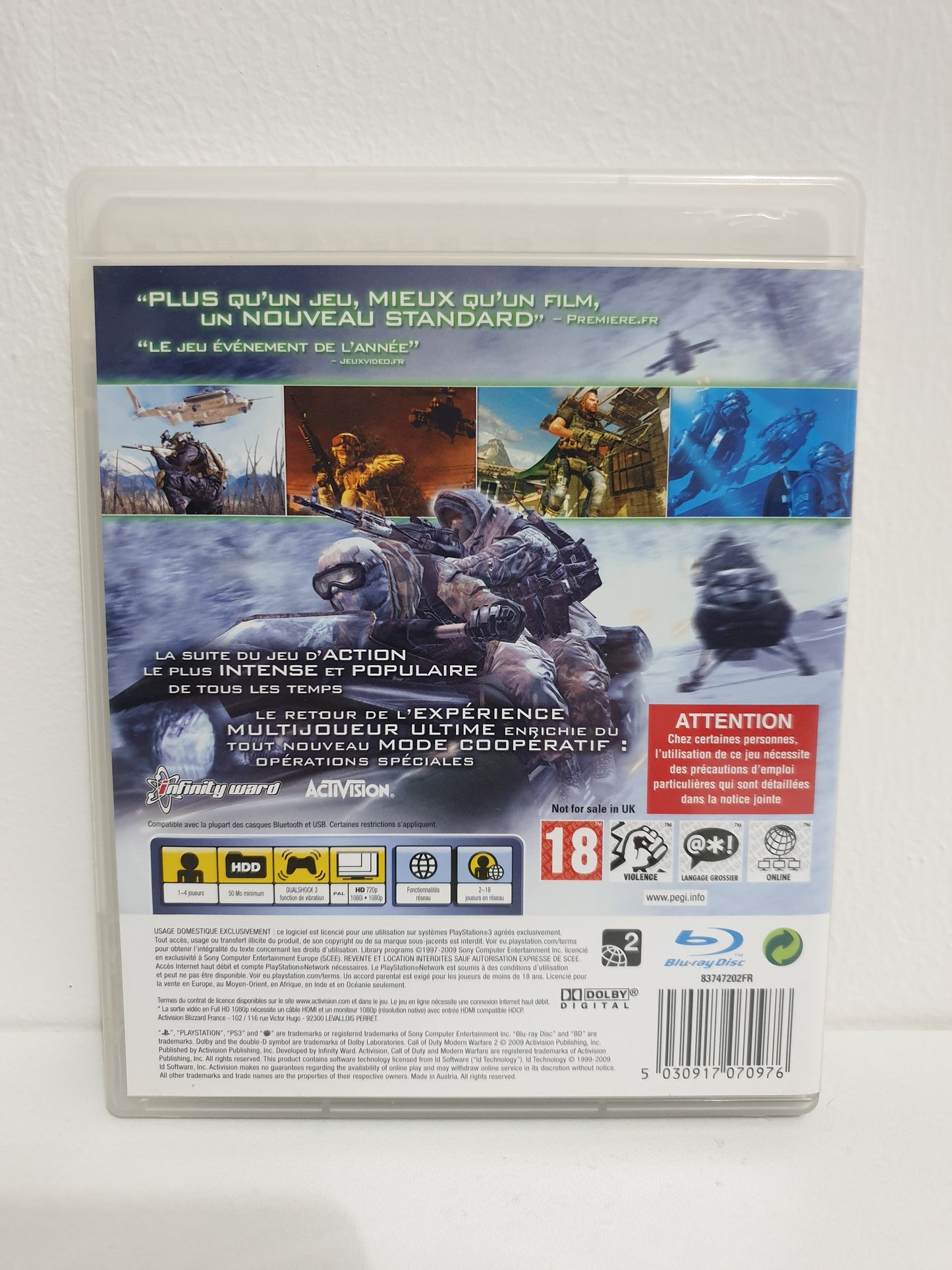 Call of Duty : Modern Warfare 2 PS3 - Occasion très bon état