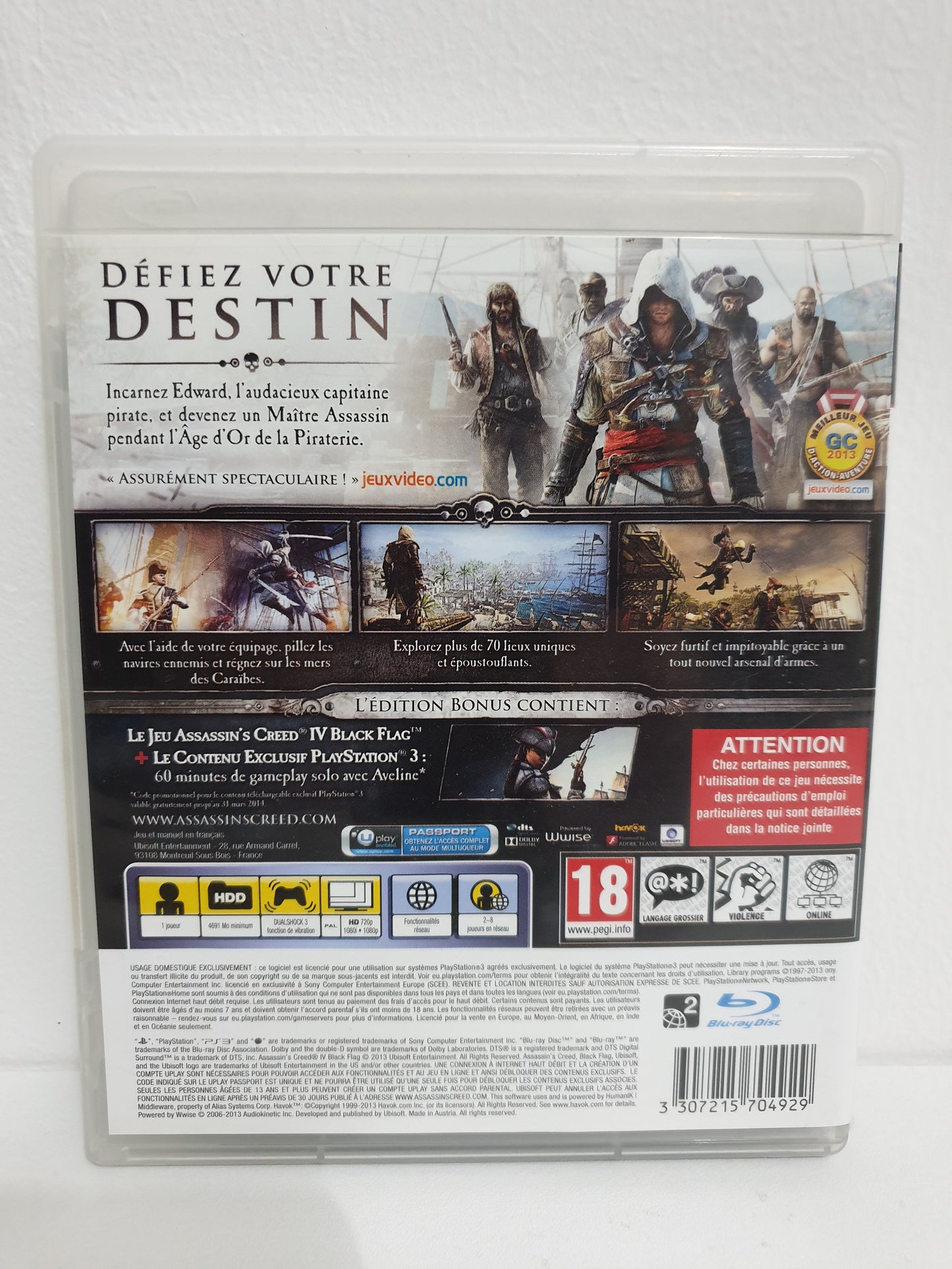 Assassin's Creed IV : Black Flag PS3 - Occasion très bon état