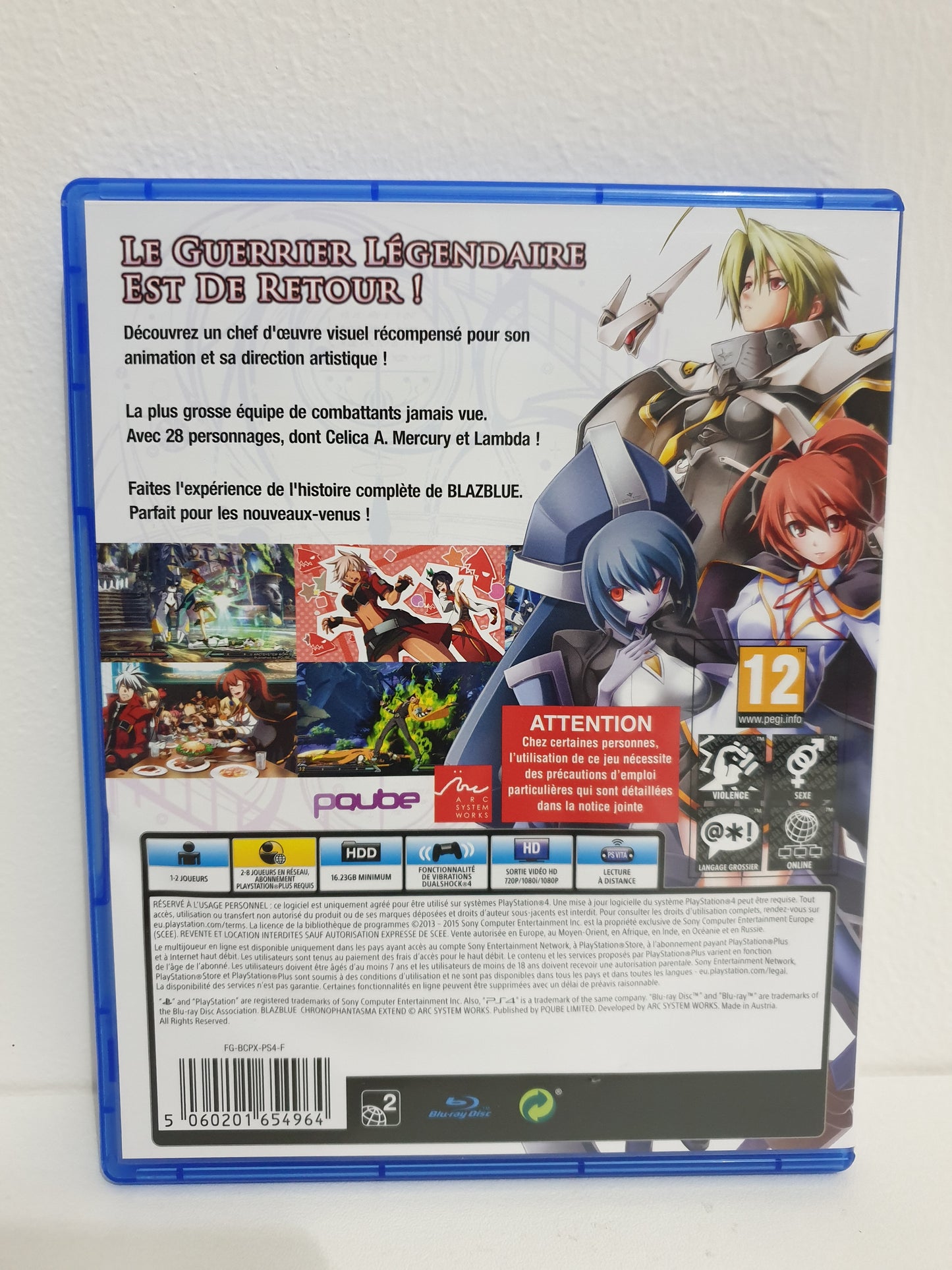 BlazBlue : Chrono Phantasma Extend PS4