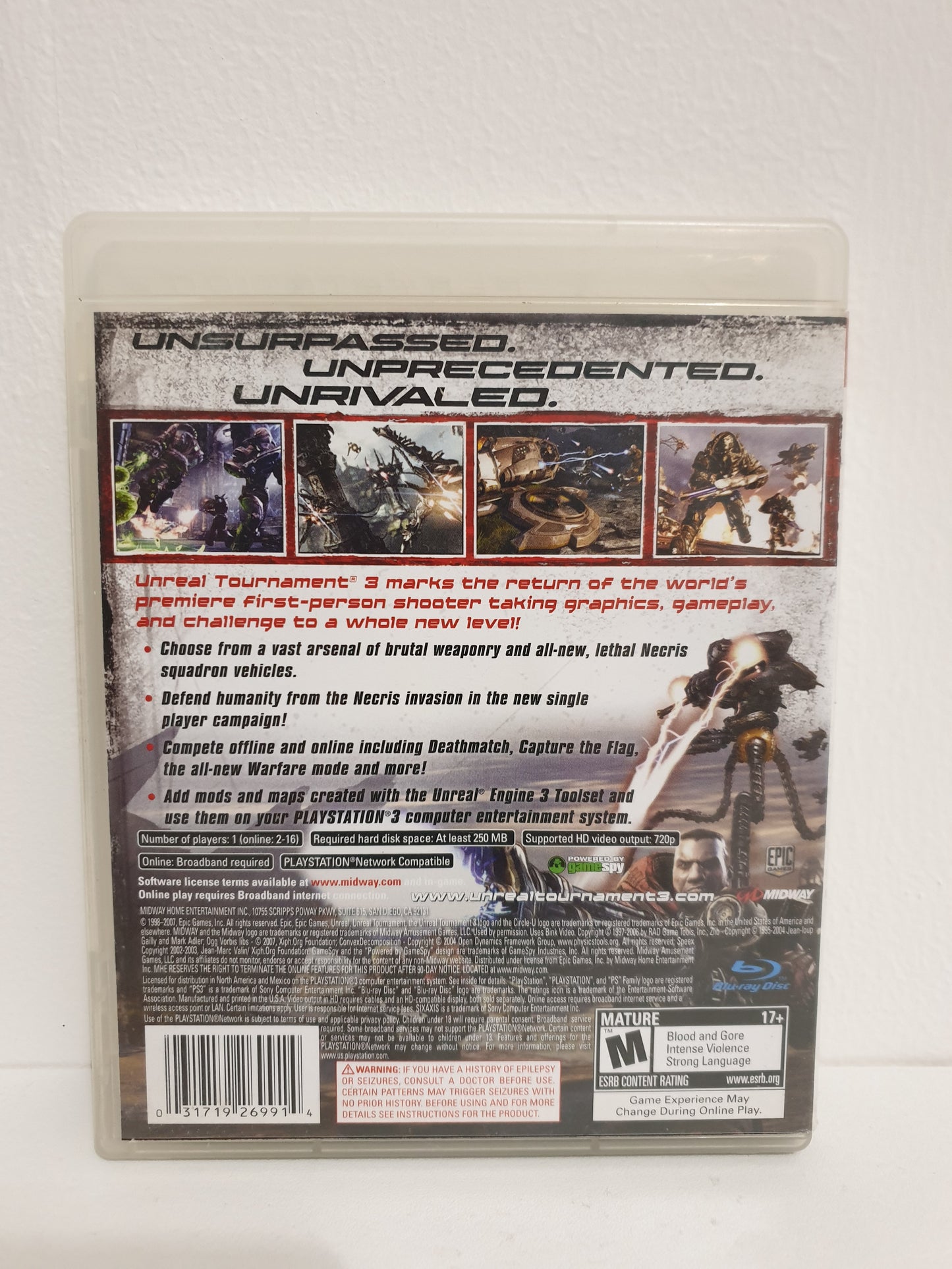 Unreal Tournament III PS3 - Occasion bon état