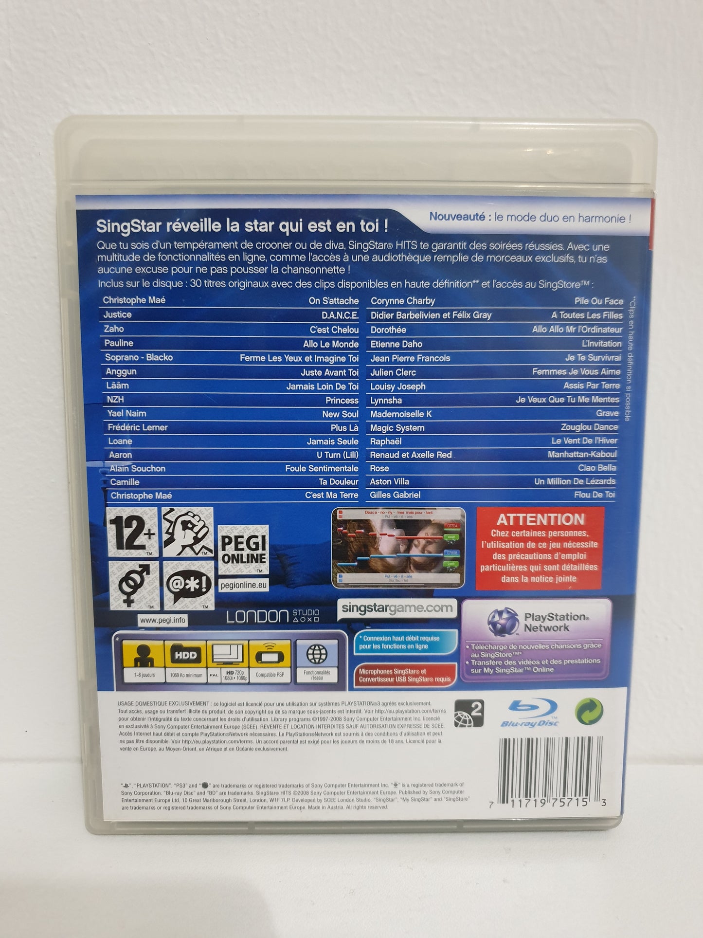 Singstar Hits PS3 - Occasion bon état