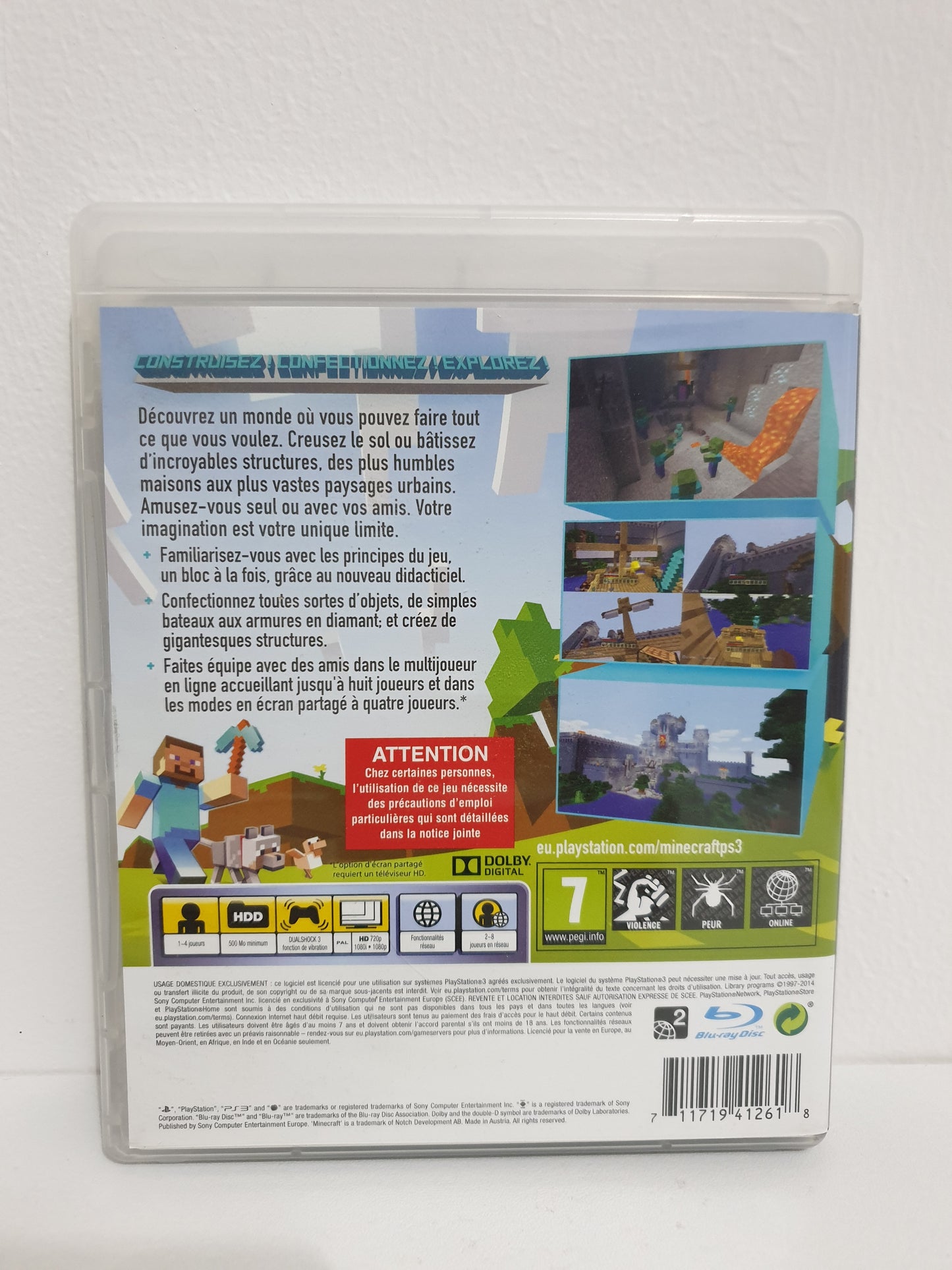 Minecraft PS3 - Occasion bon état