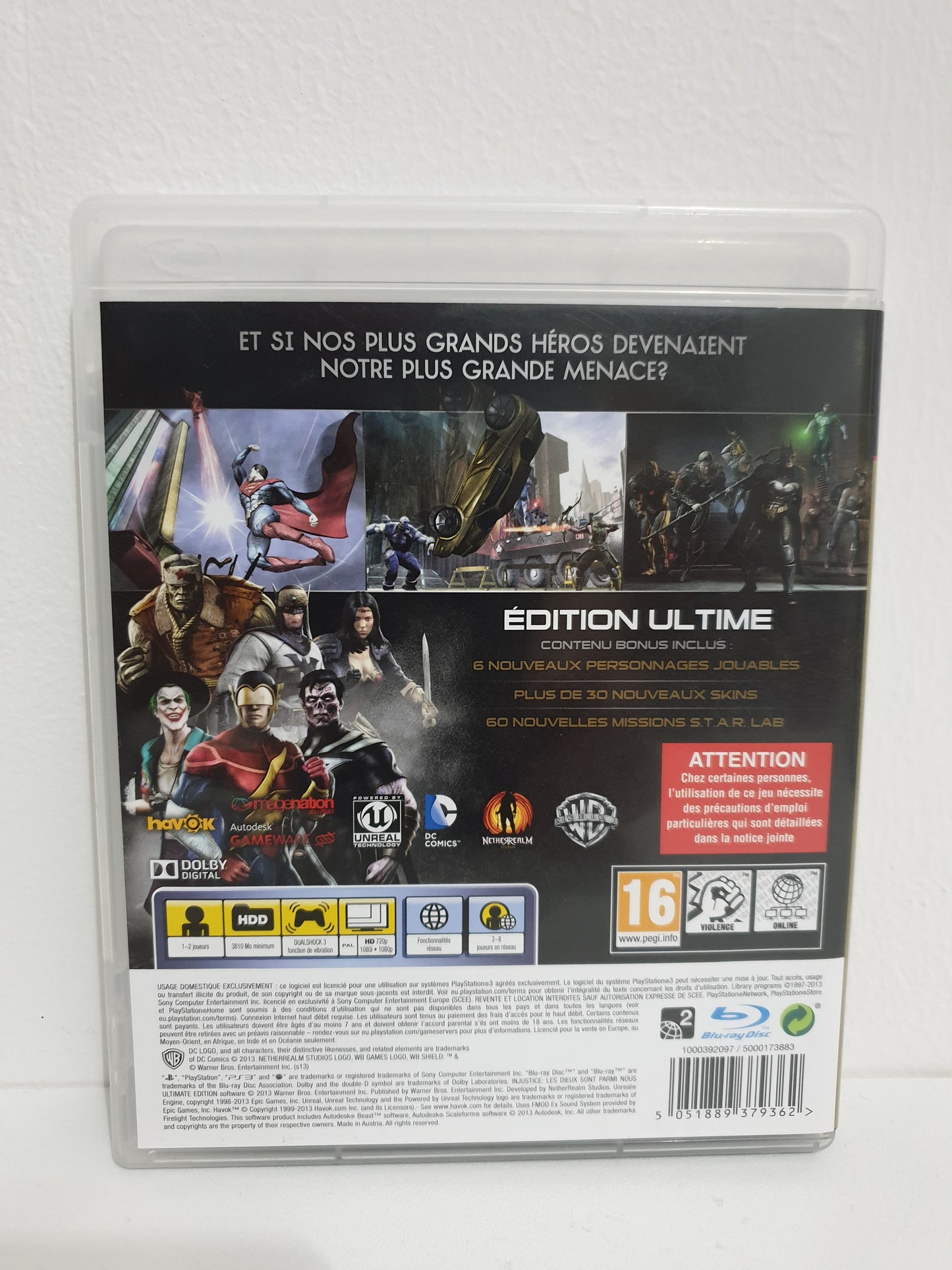 Injustice : Les Dieux Sont Parmi Nous - Ultimate Edition PS3 - Occasion très bon état
