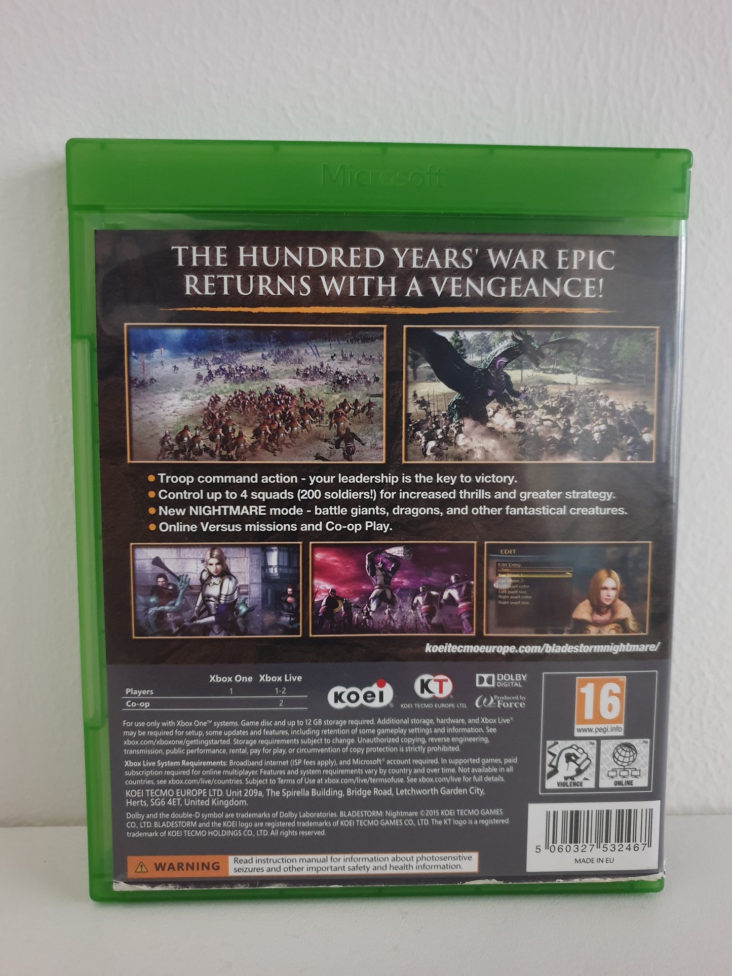 Bladestorm : Nightmare Xbox One - UK Import - Occasion