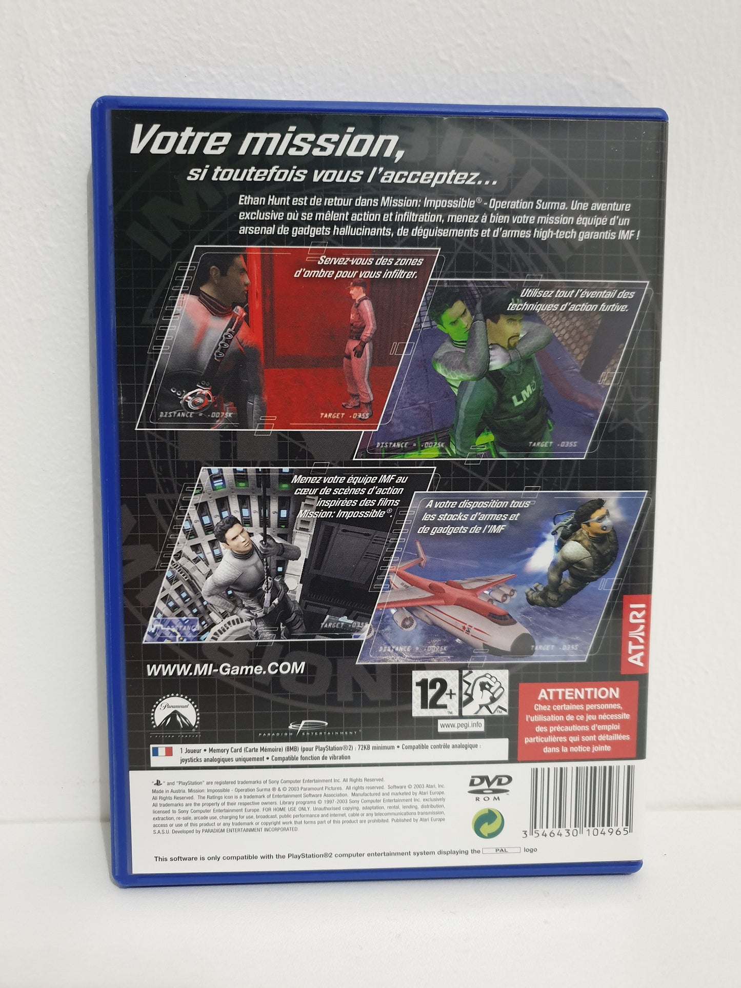 Mission : Impossible - Operation Surma PS2 - Occasion excellent état