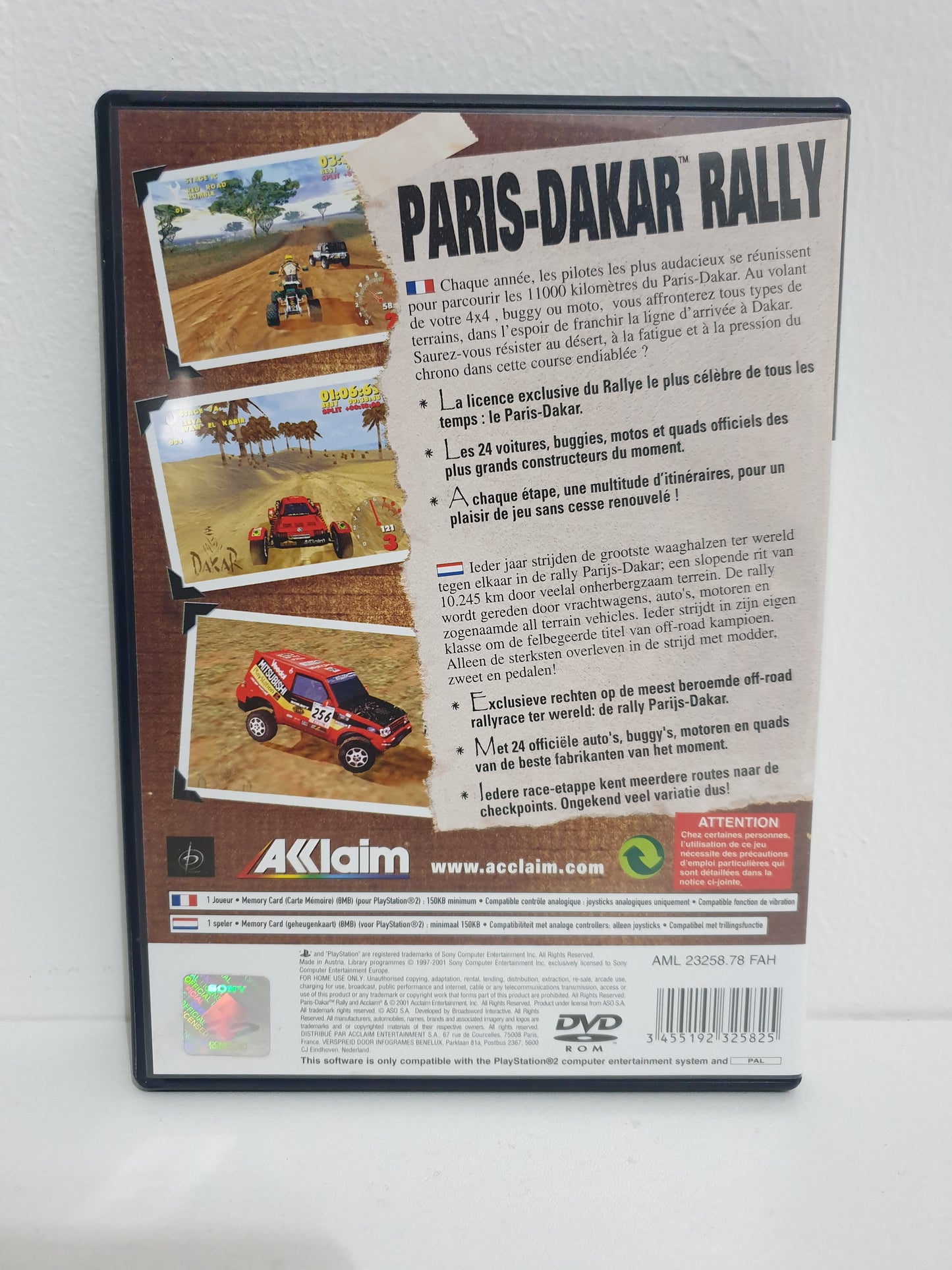 Paris-Dakar Rally PS2 - Occasion excellent état
