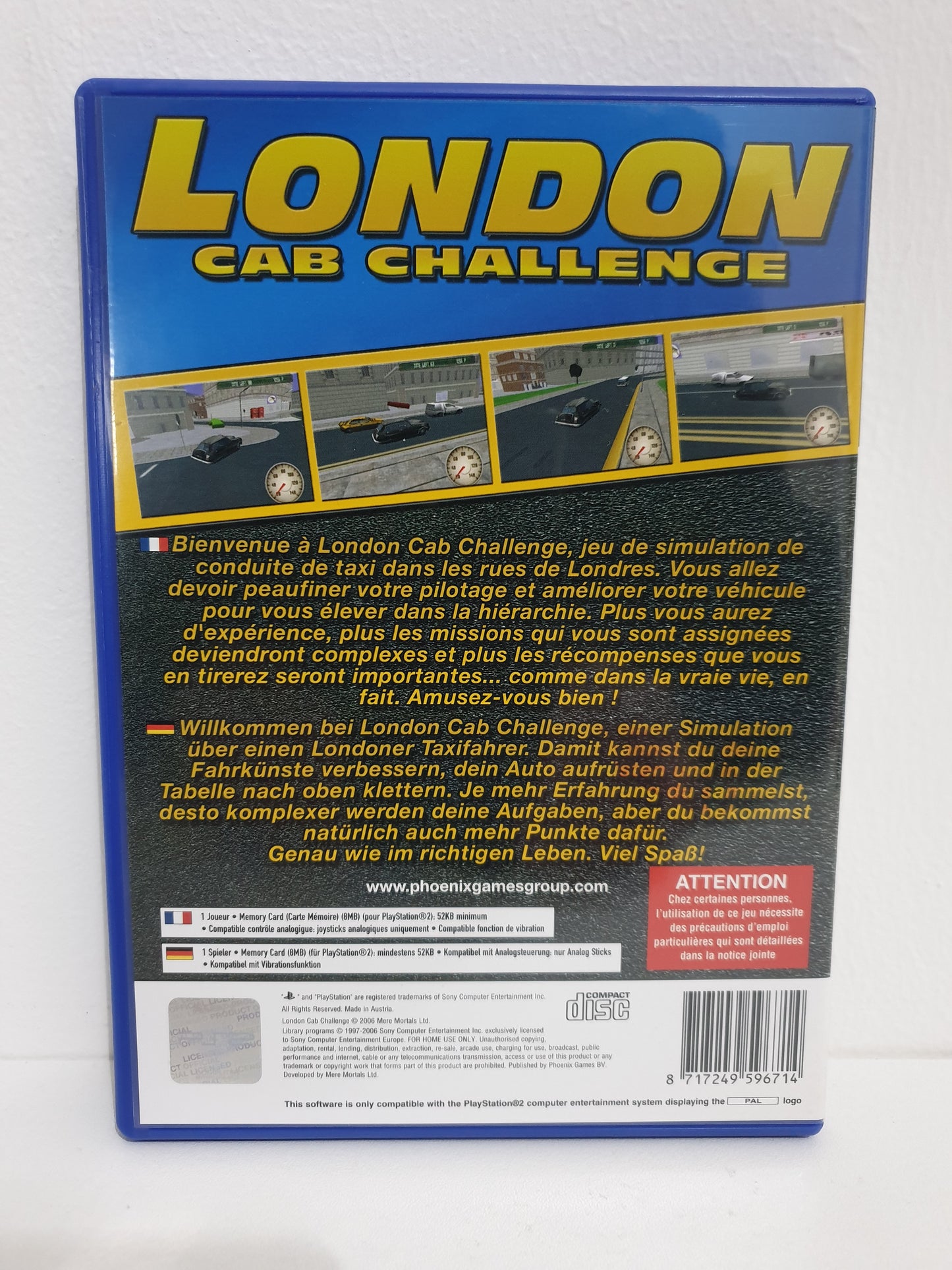 London Cab Challenge PS2 - Occasion excellent état