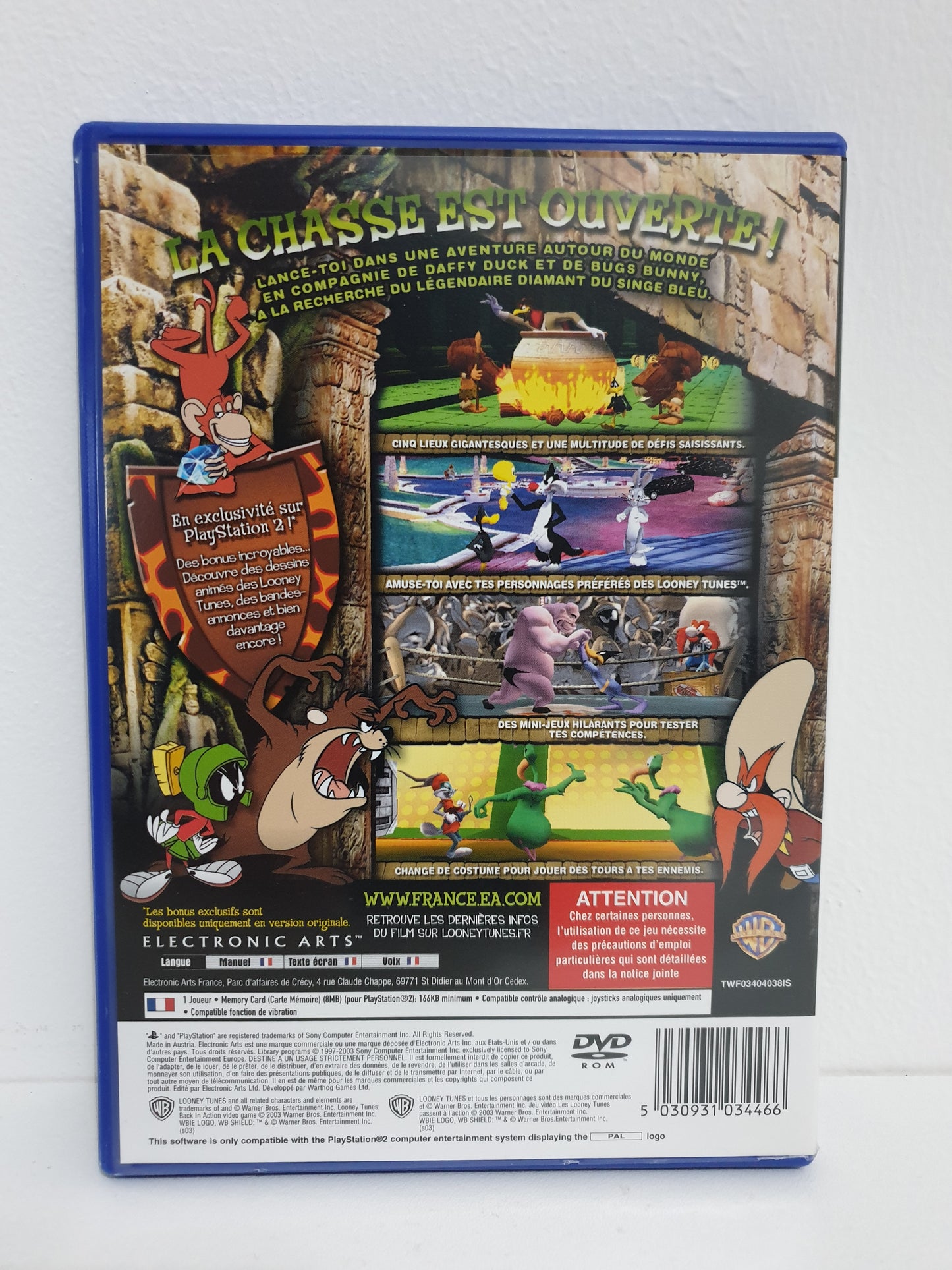 Les Looney Tunes Passent à l'Action PS2 - Occasion excellent état