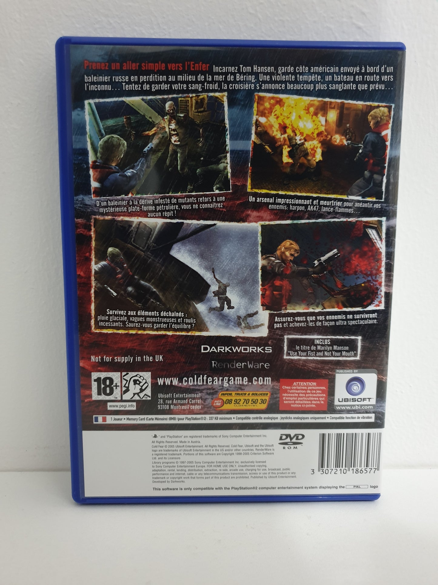 Cold Fear PS2 - Occasion excellent état