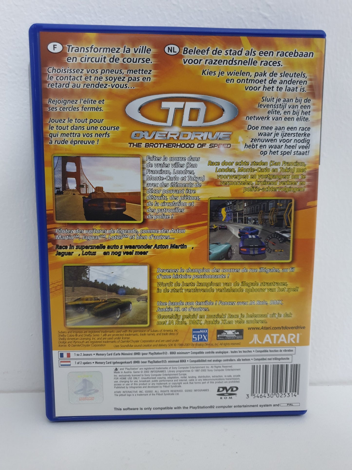TD Overdrive PS2 - Occasion excellent état