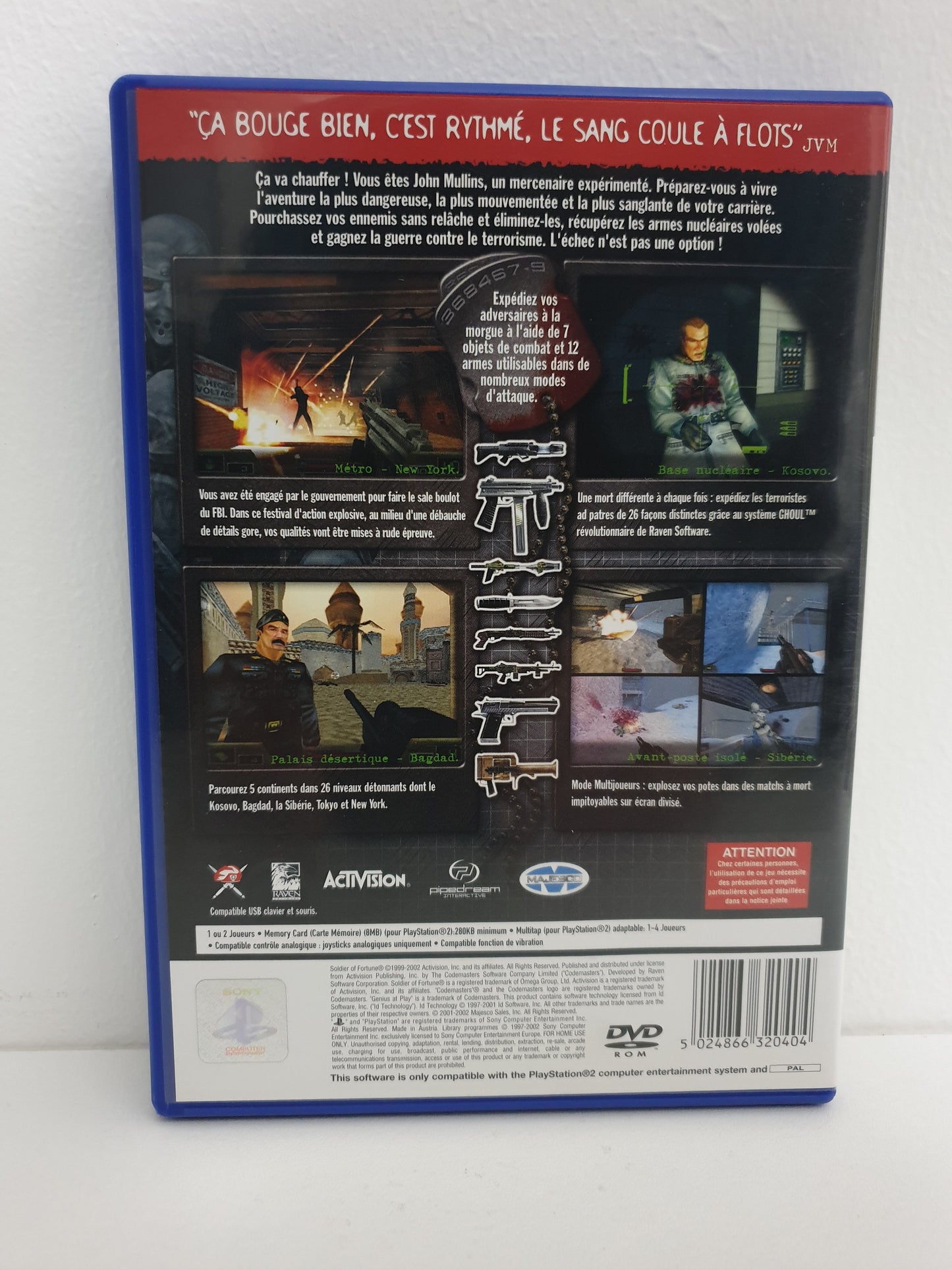 Soldier of Fortune - Edition Gold PS2 - Occasion excellent état