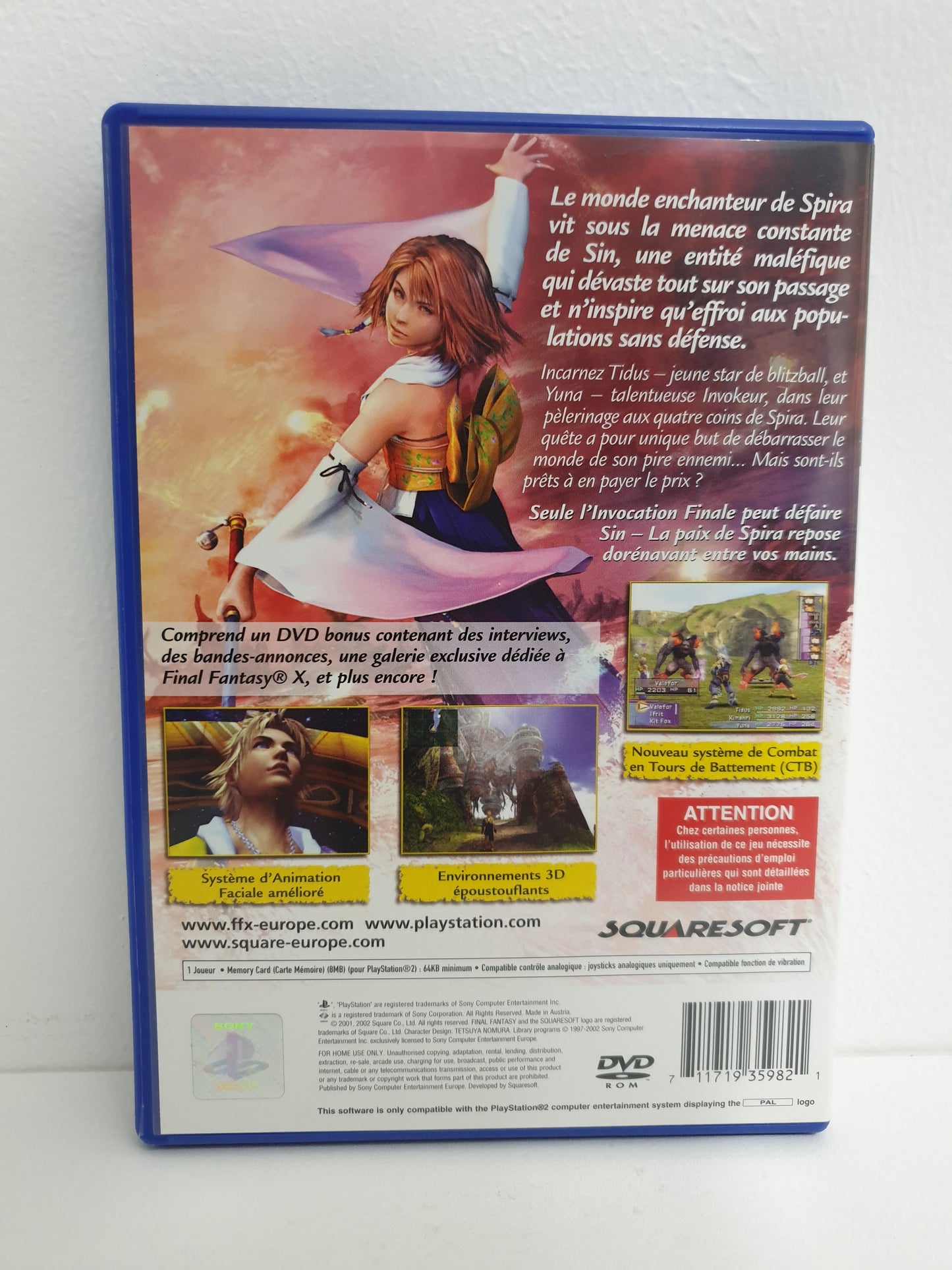 Final Fantasy X PS2 - Occasion excellent état
