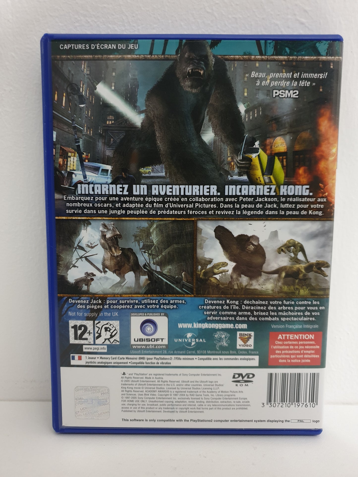 Peter Jackson's King Kong - The Official Game of the Movie PS2 - Occasion excellent état