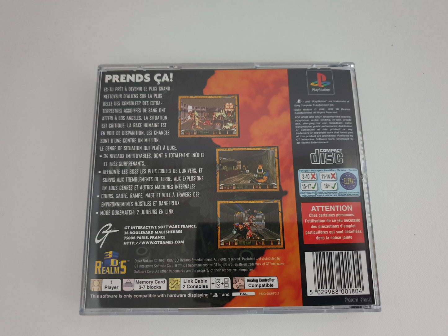Duke Nukem PS1 - Occasion bon état