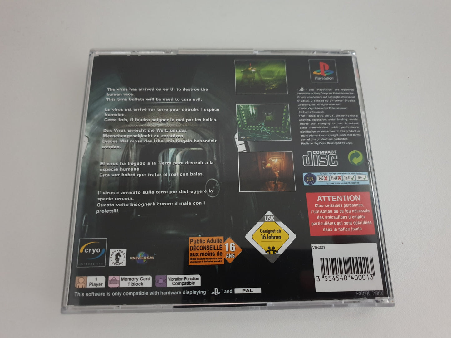 Virus it is aware PS1 - Occasion bon état