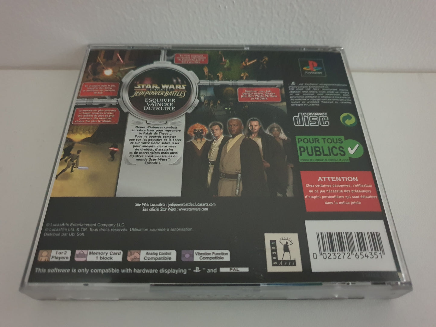 Star Wars Episode I : Jedi Power Battles PS1 - Occasion très bon état