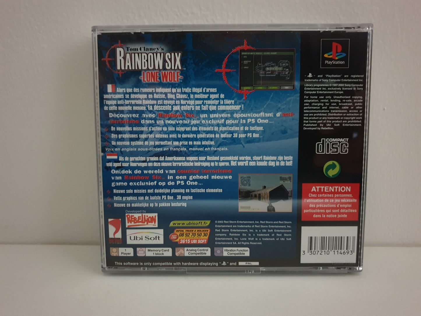 Rainbow Six : Lone Wolf PS1 - Occasion très bon état