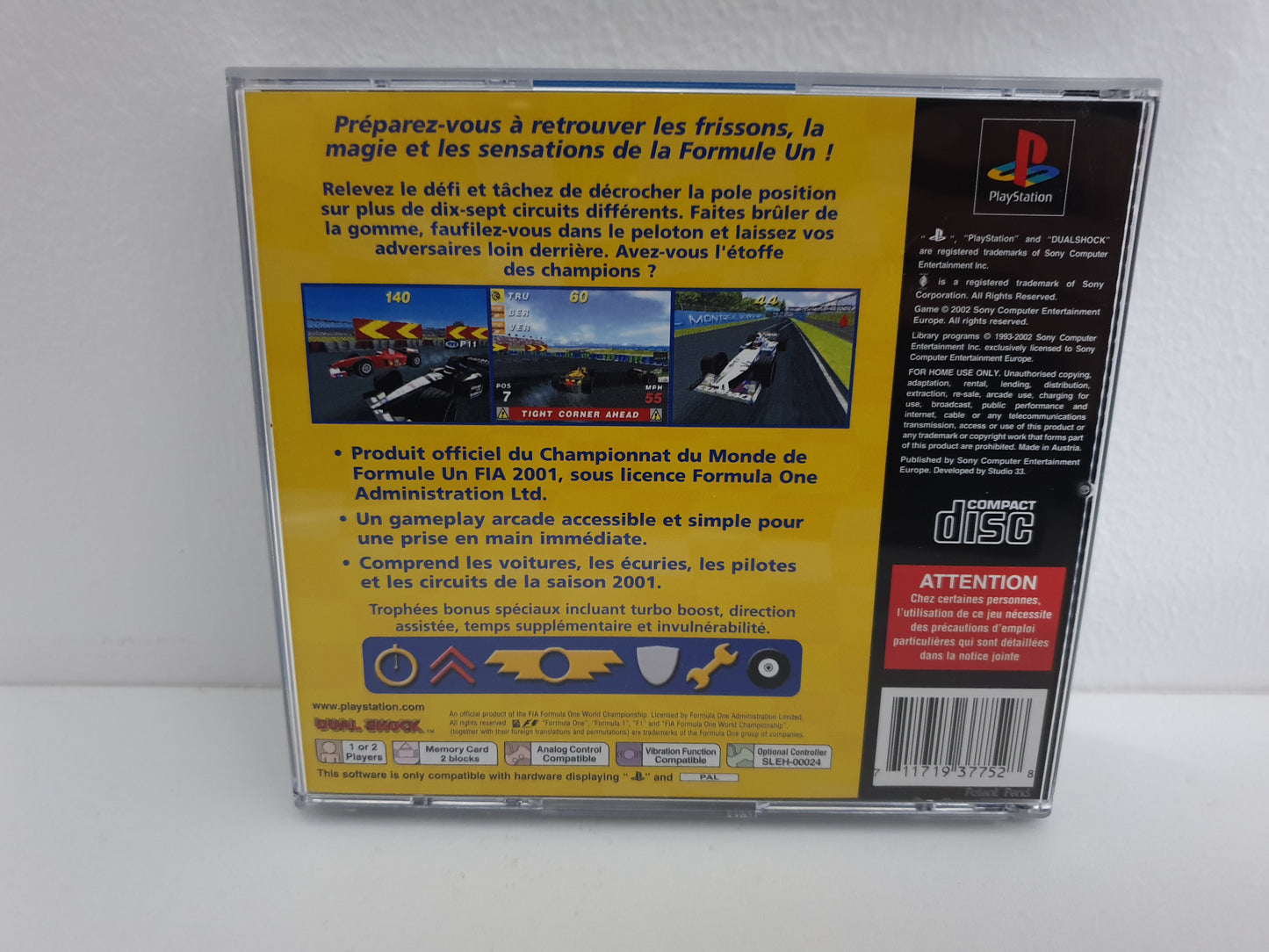 Formula One Arcade PS1 - Occasion très bon état