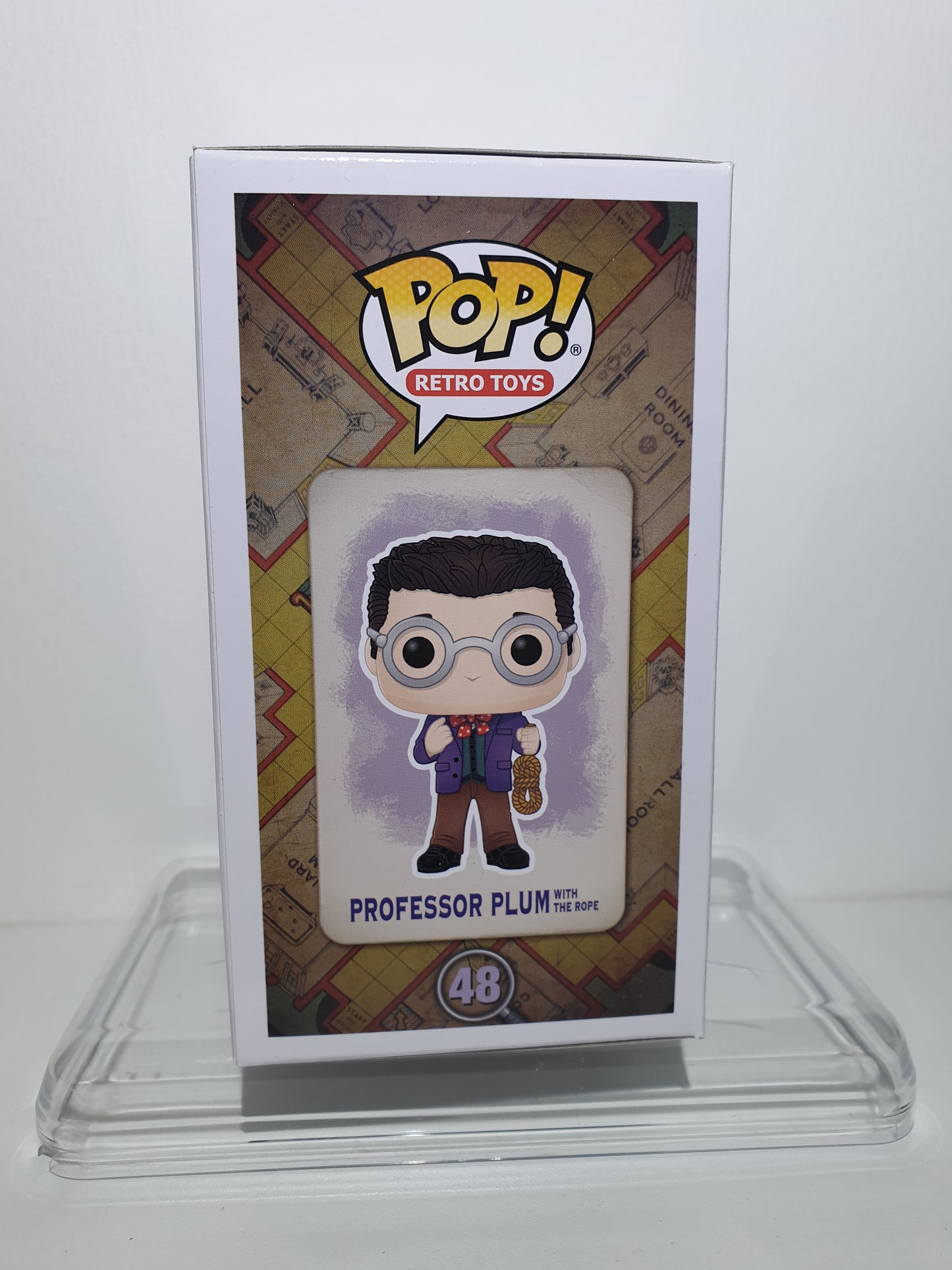 FUNKO POP 48 - CLUE - PROFESSOR PLUM With The Rope - NEUF