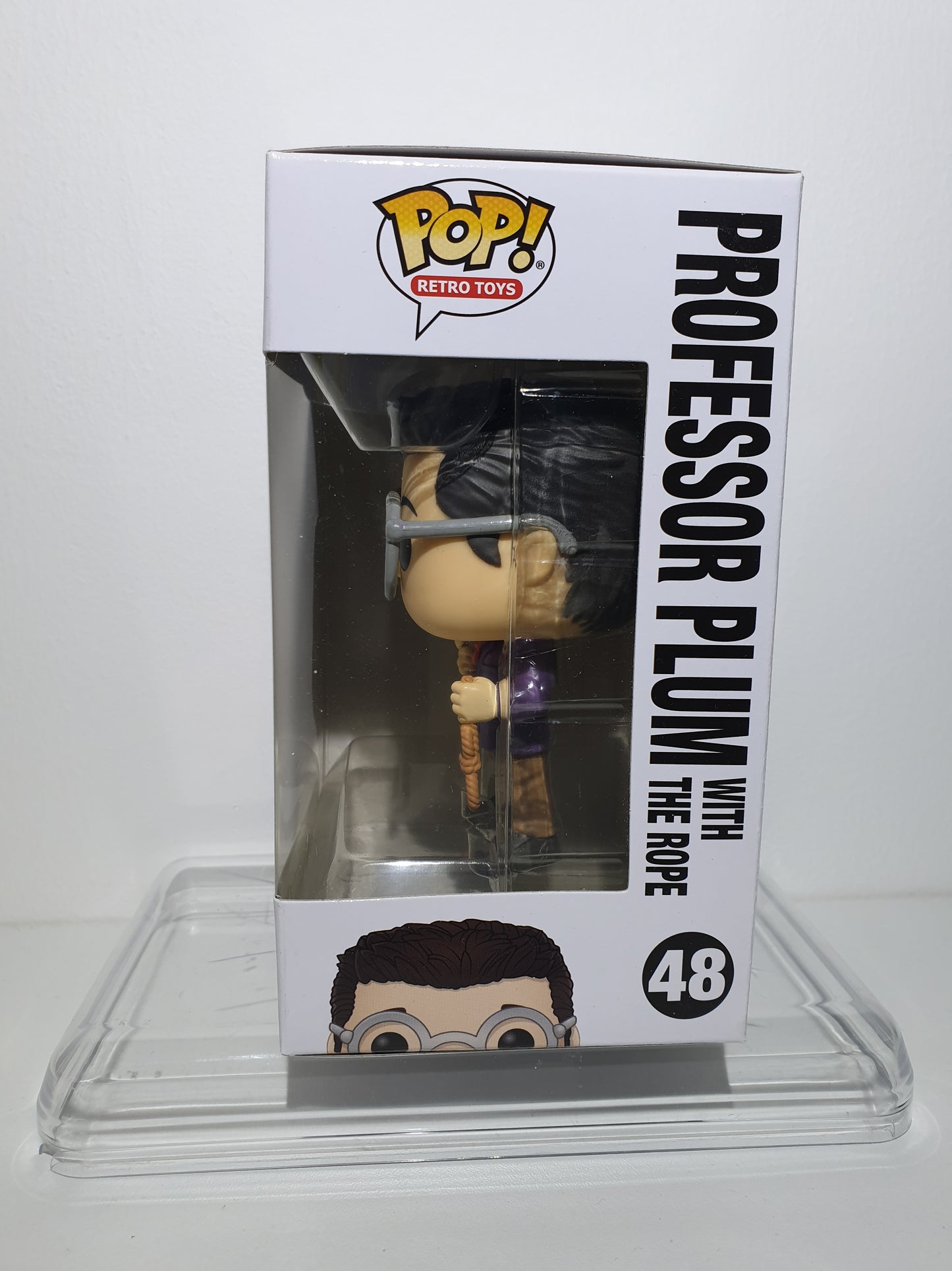 FUNKO POP 48 - CLUE - PROFESSOR PLUM With The Rope - NEUF