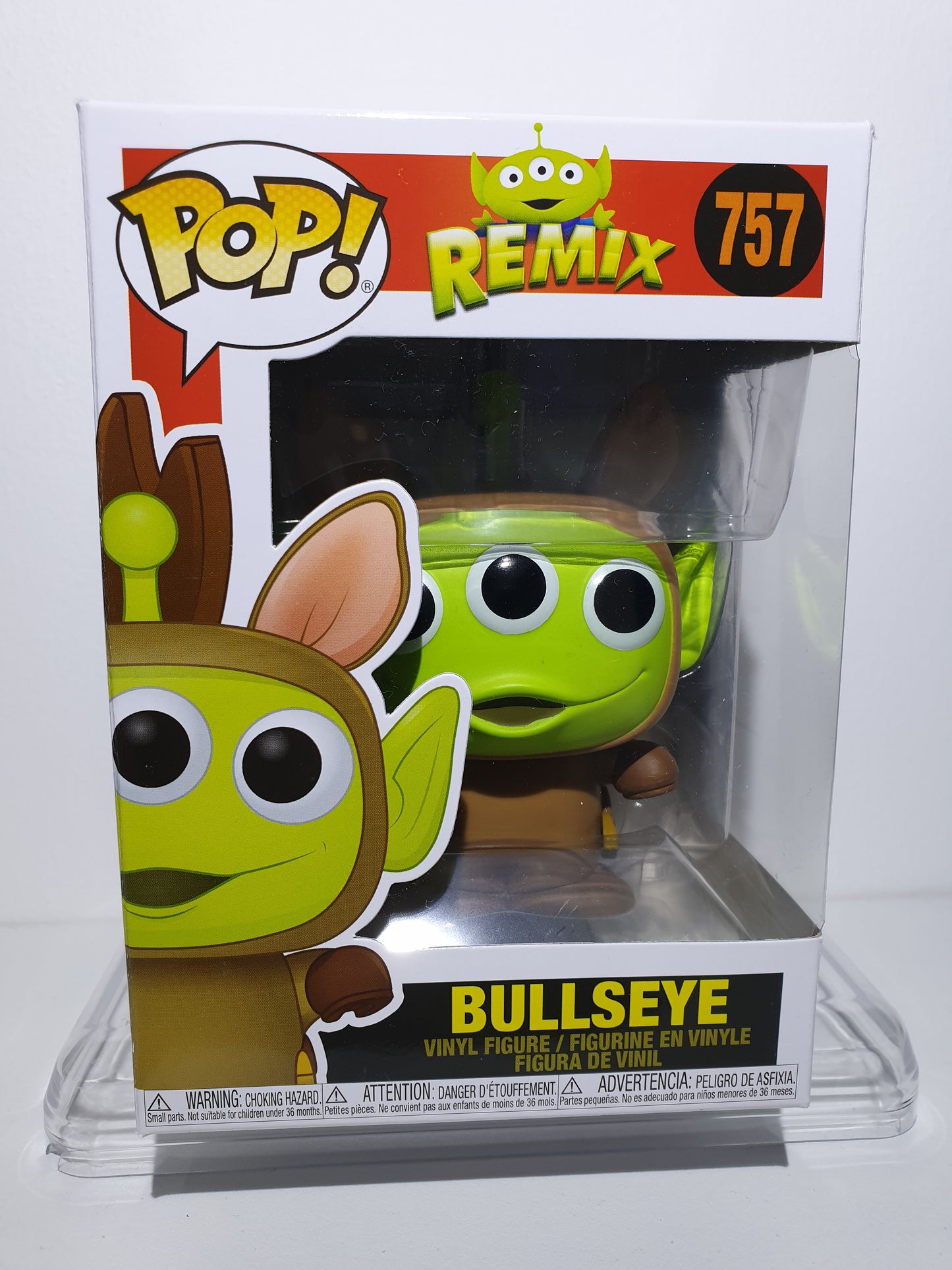 FUNKO POP 757 - DISNEY PIXAR - ALIEN REMIX - BULLSEYE - NEUF
