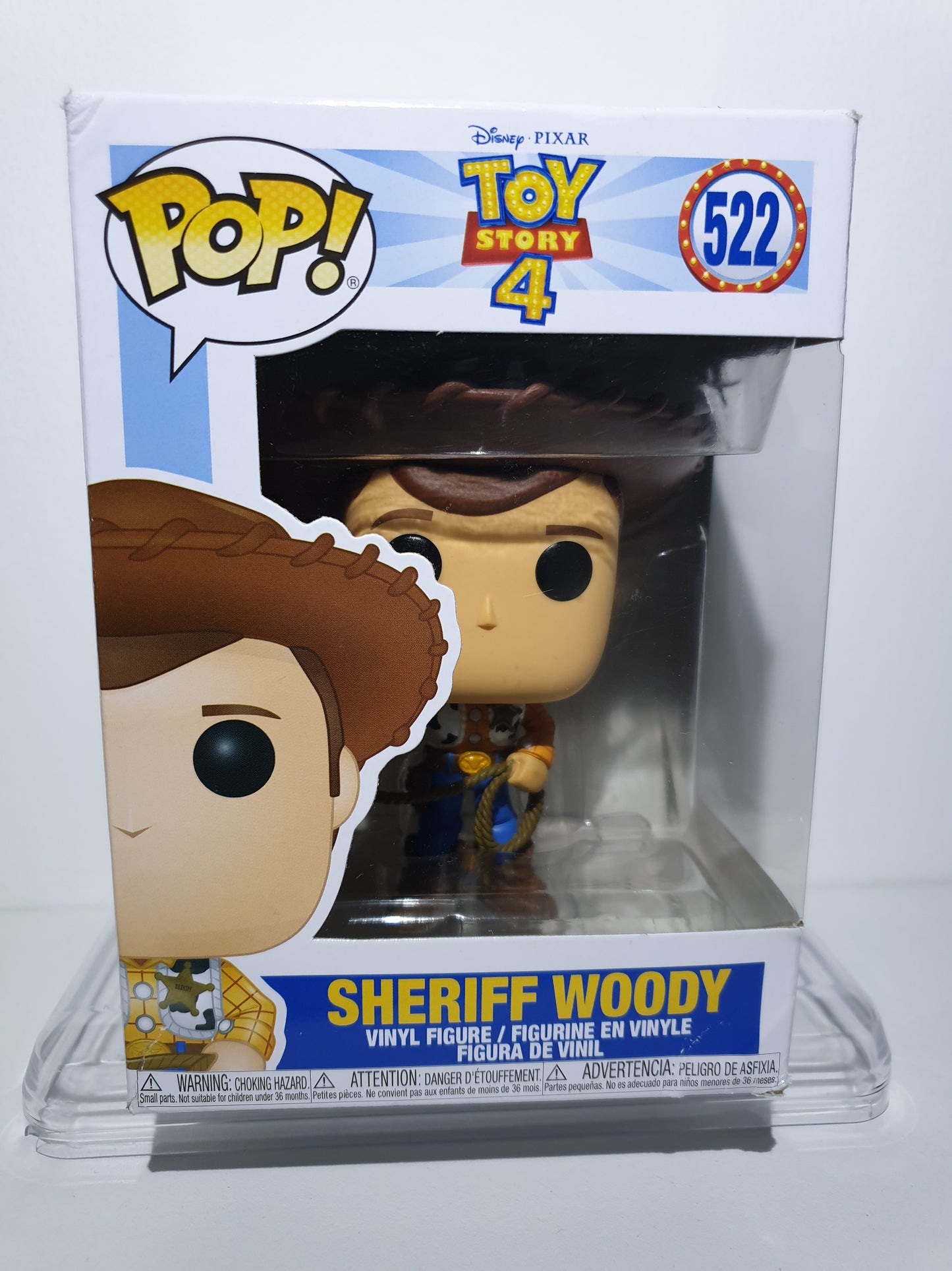 FUNKO POP 522 - DISNEY PIXAR - TOY STORY 4 - SHERIFF WOODY - OCCASION