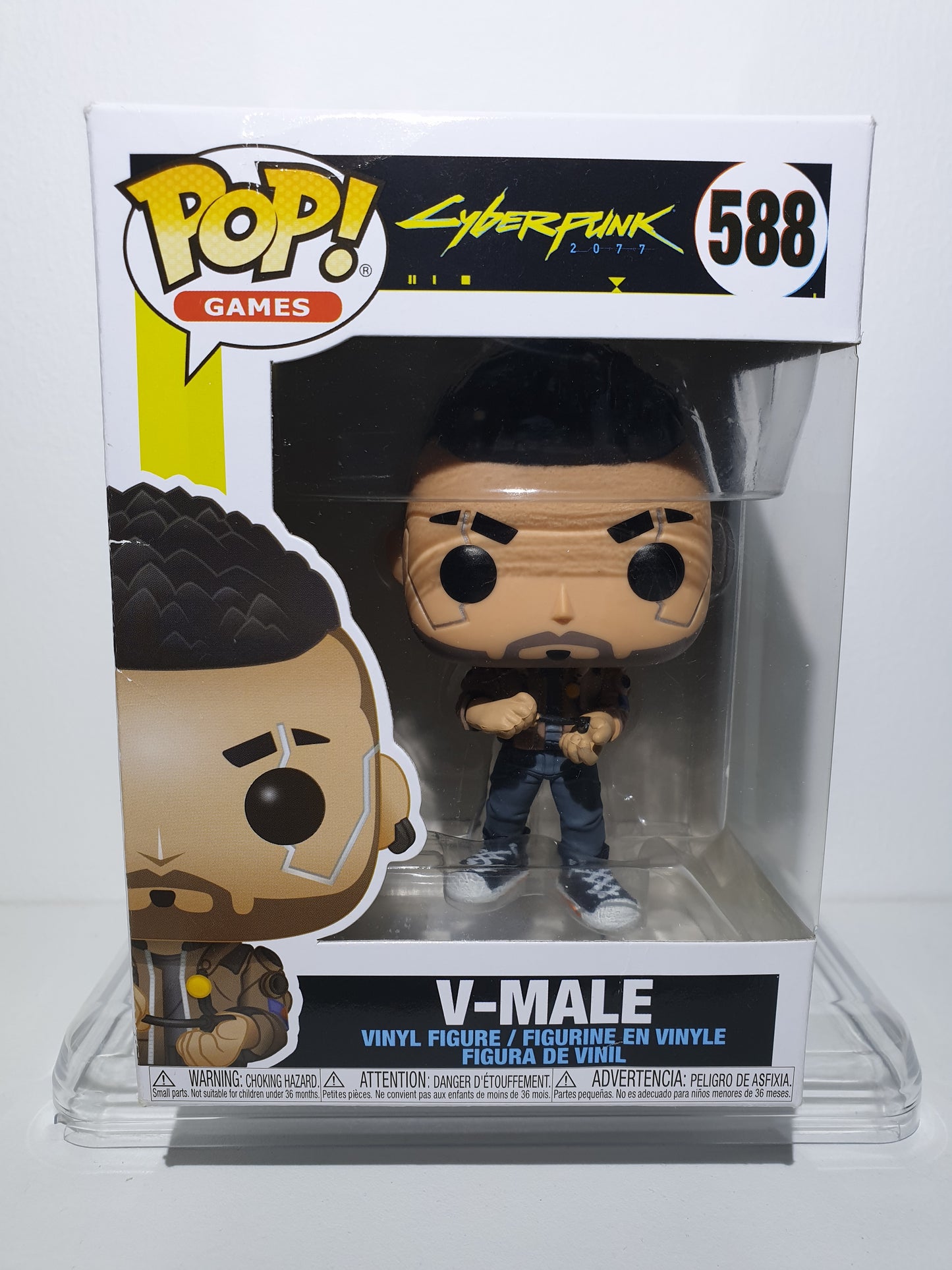 FUNKO POP 588 - CYBERPUNK 2077 - V-MALE - NEUF
