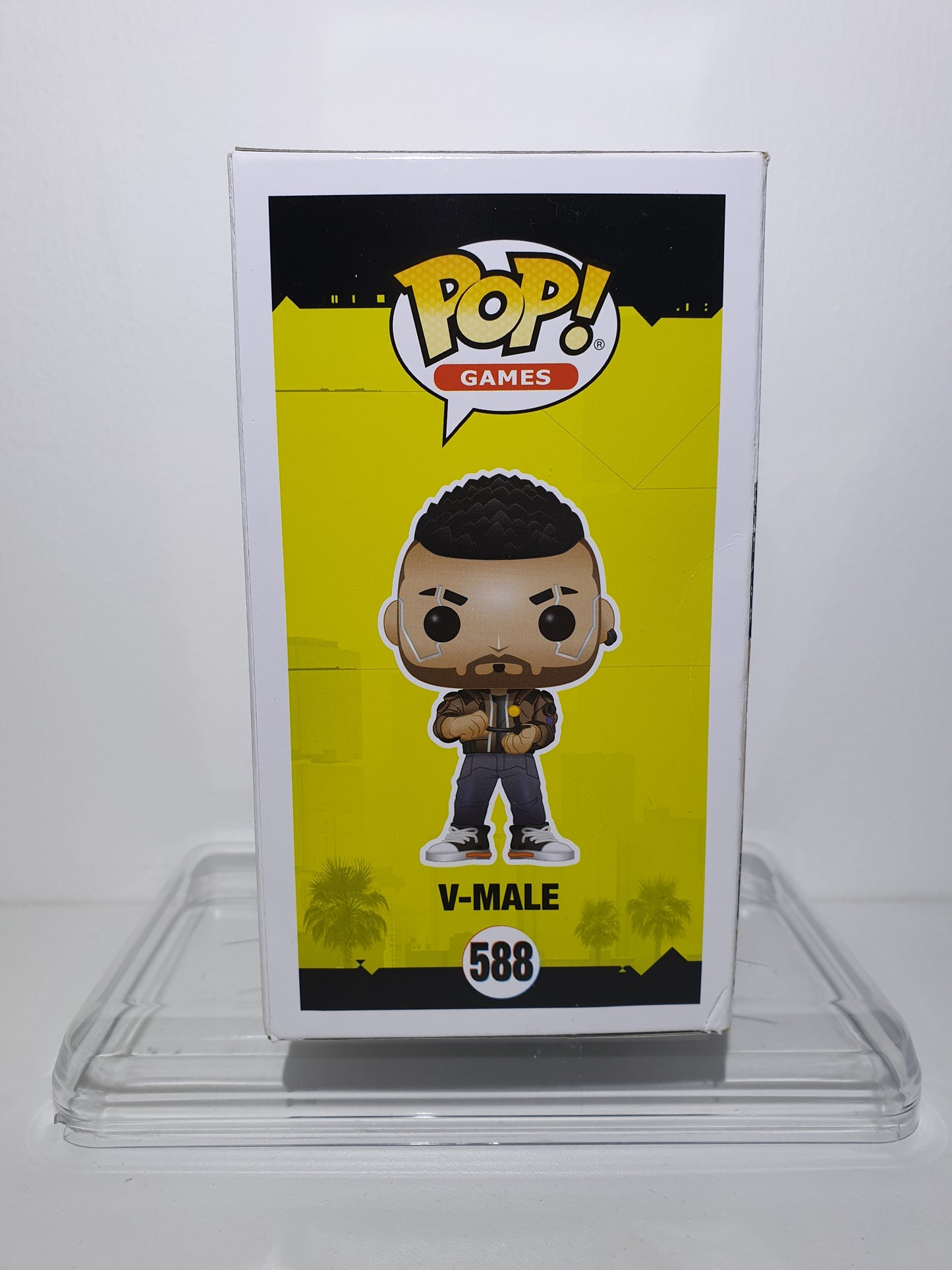 FUNKO POP 588 - CYBERPUNK 2077 - V-MALE - NEUF