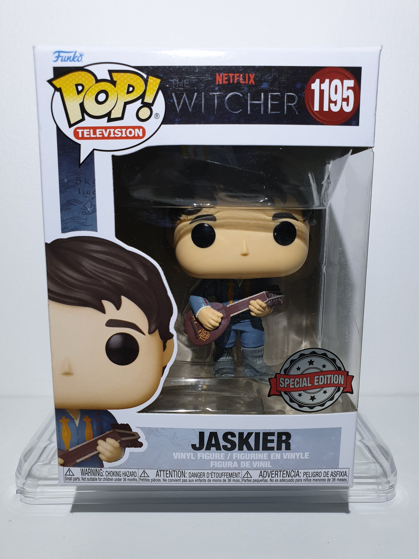 FUNKO POP 1195 - NETFLIX - THE WITCHER - JASKIER - SPECIAL EDITION - OCCASION