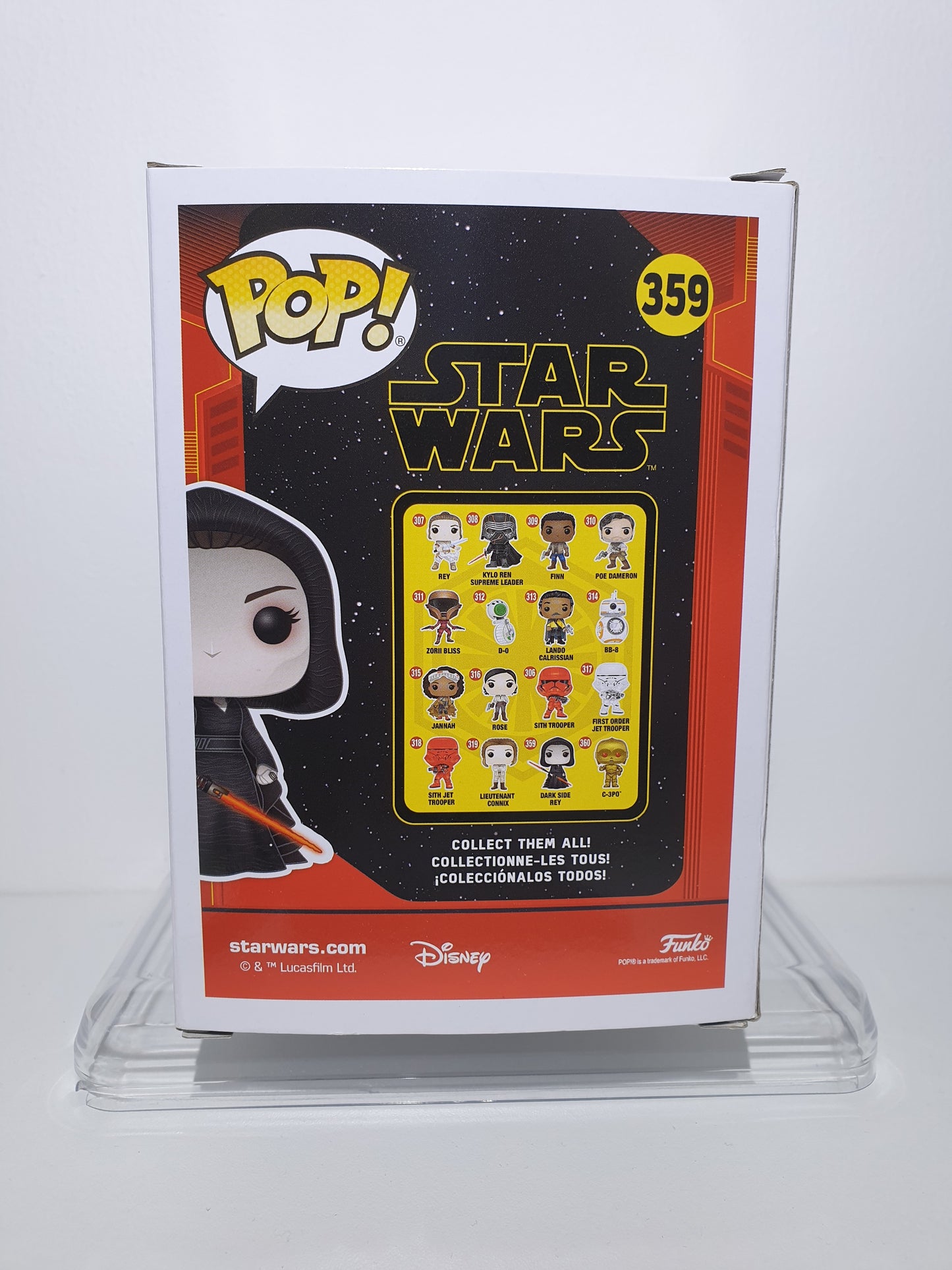 FUNKO POP 359 - STAR WARS - RISE OF SKYWALKER - DARK SIDE REY - OCCASION