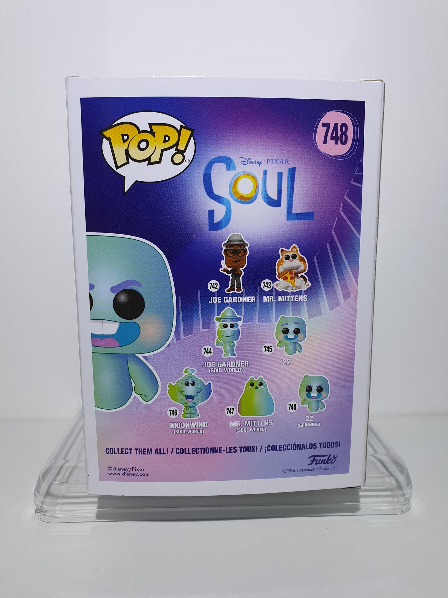 FUNKO POP 748 - DISNEY PIXAR - SOUL - 22 (Grinning) - NEUF