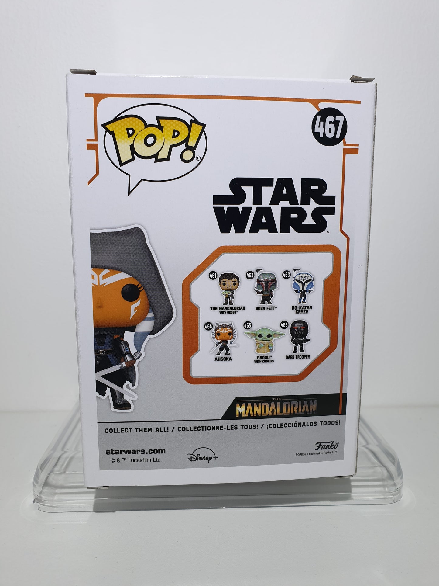 FUNKO POP 467 - STAR WARS - THE MANDALORIAN - AHSOKA - SPECIAL EDITION - OCCASION