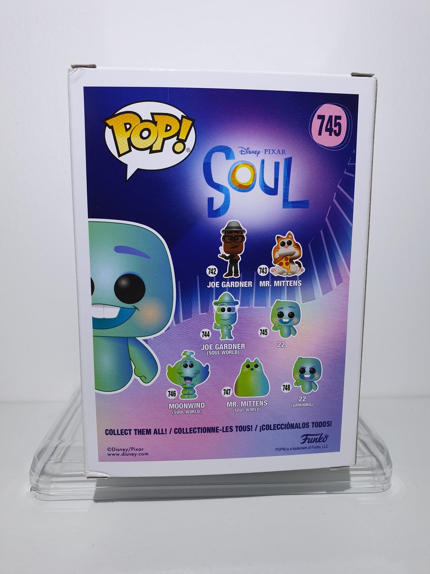 FUNKO POP 745 - DISNEY PIXAR - SOUL - 22 - NEUF