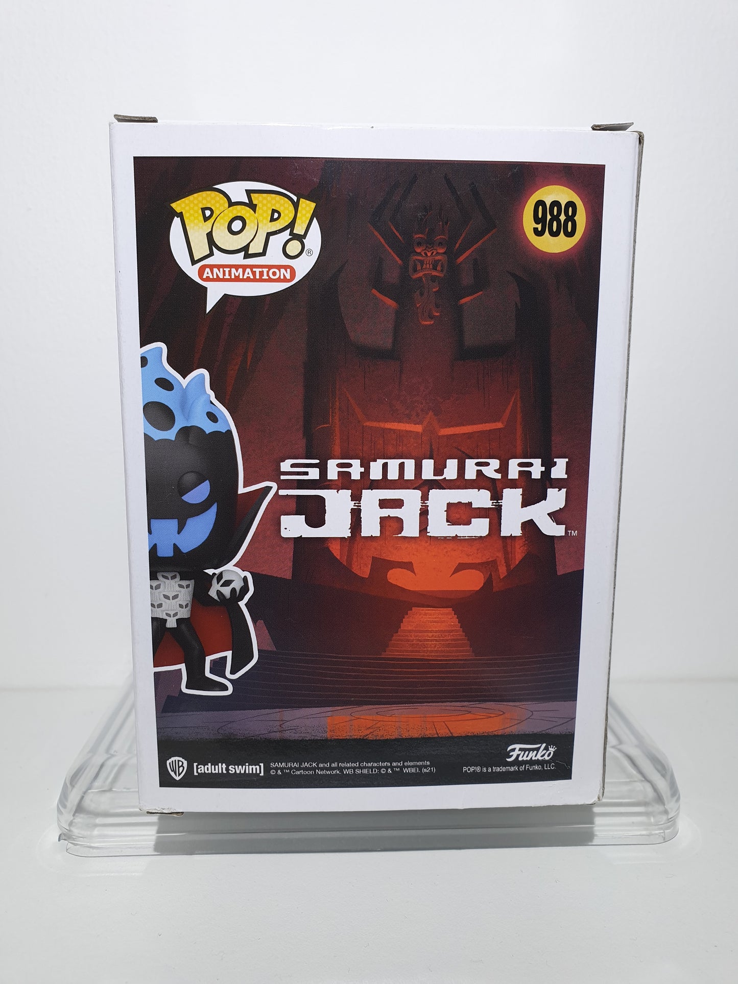 FUNKO POP 988 - SAMURAI JACK - DEMONGO - 2021 SUMMER CONVENTION - OCCASION