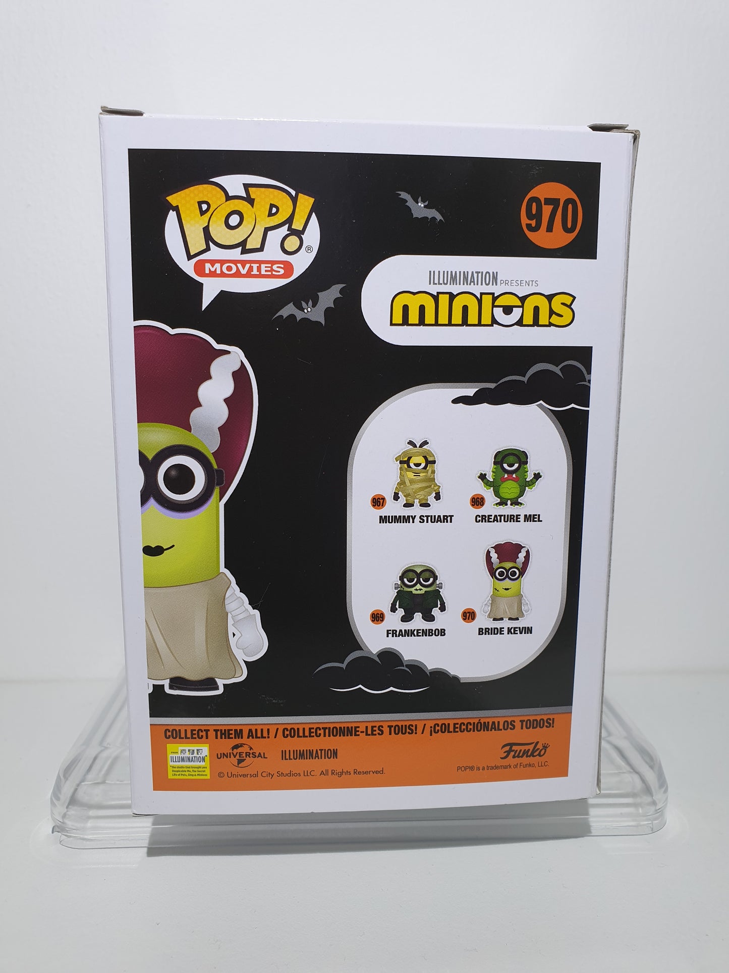 FUNKO POP 970 - LES MINIONS - BRIDE KEVIN - SPECIAL EDITION - GLOWS IN THE DARK - NEUF