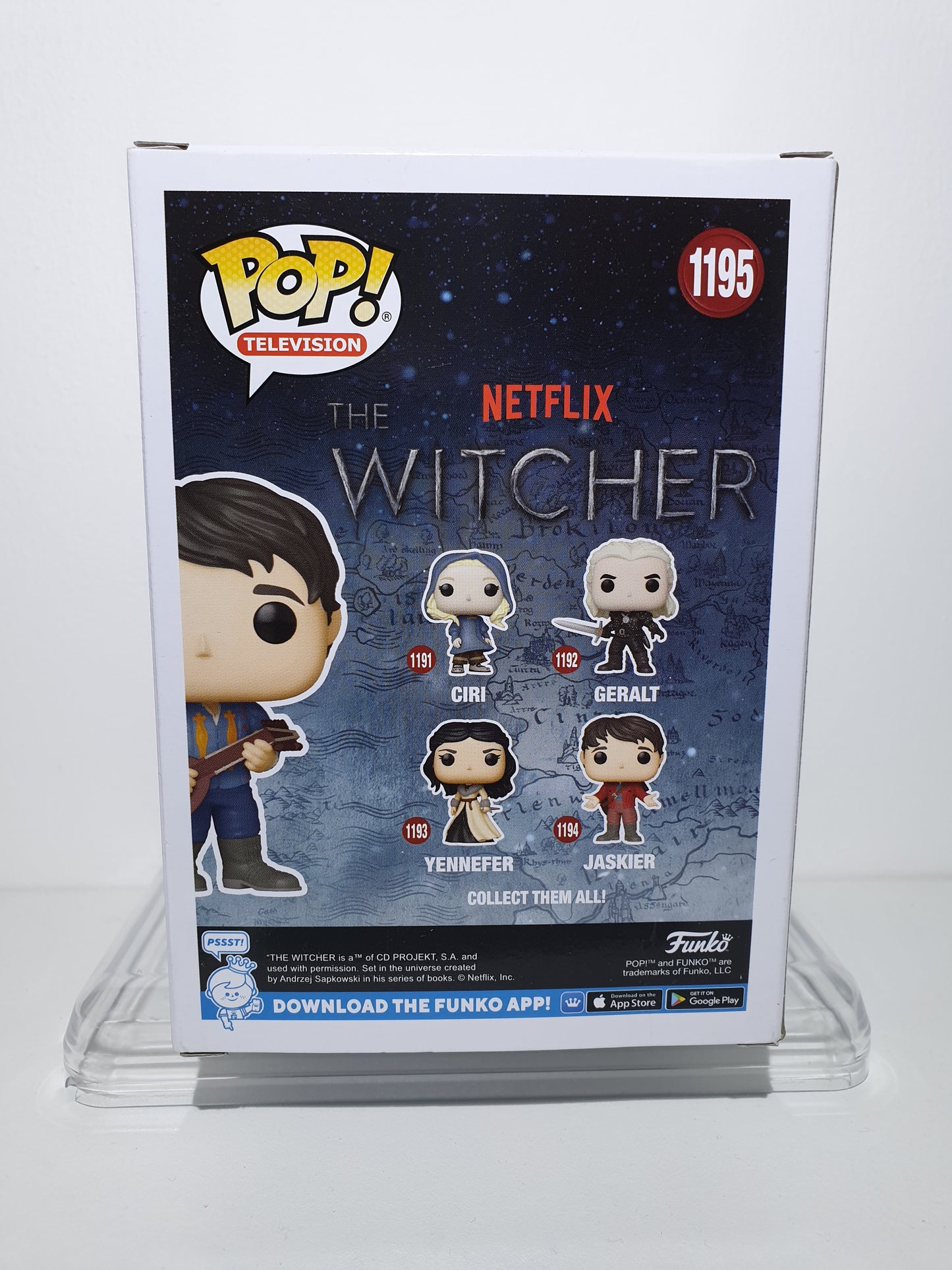 FUNKO POP 1195 - NETFLIX - THE WITCHER - JASKIER - SPECIAL EDITION - OCCASION