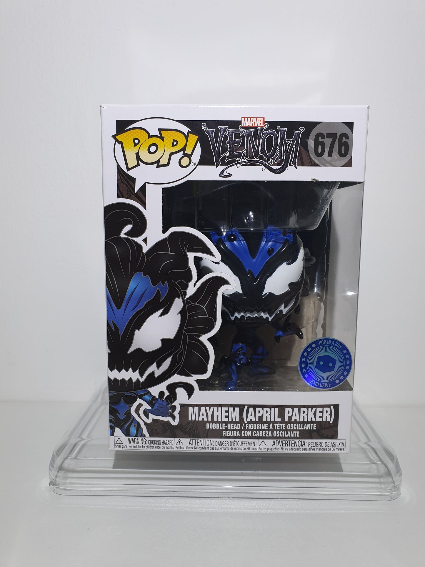 FUNKO POP 676 - MARVEL VENOM - MAYHEM (APRIL PARKER) - POP IN A BOX EXCLUSIVE - OCCASION