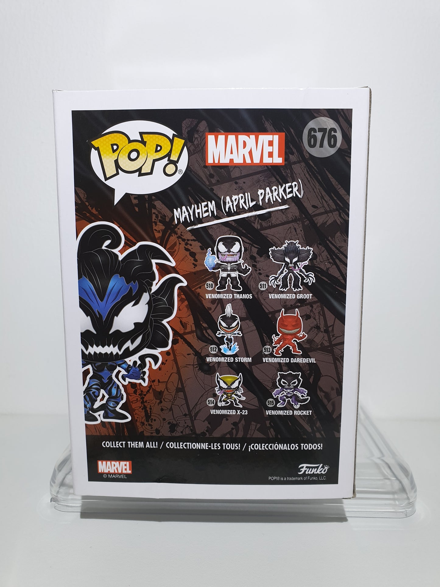 FUNKO POP 676 - MARVEL VENOM - MAYHEM (APRIL PARKER) - POP IN A BOX EXCLUSIVE - OCCASION