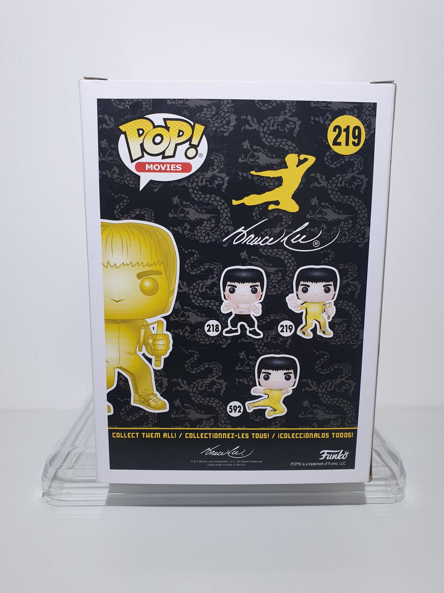 FUNKO POP 219 - BRUCE LEE GOLD - SPECIAL EDITION - OCCASION